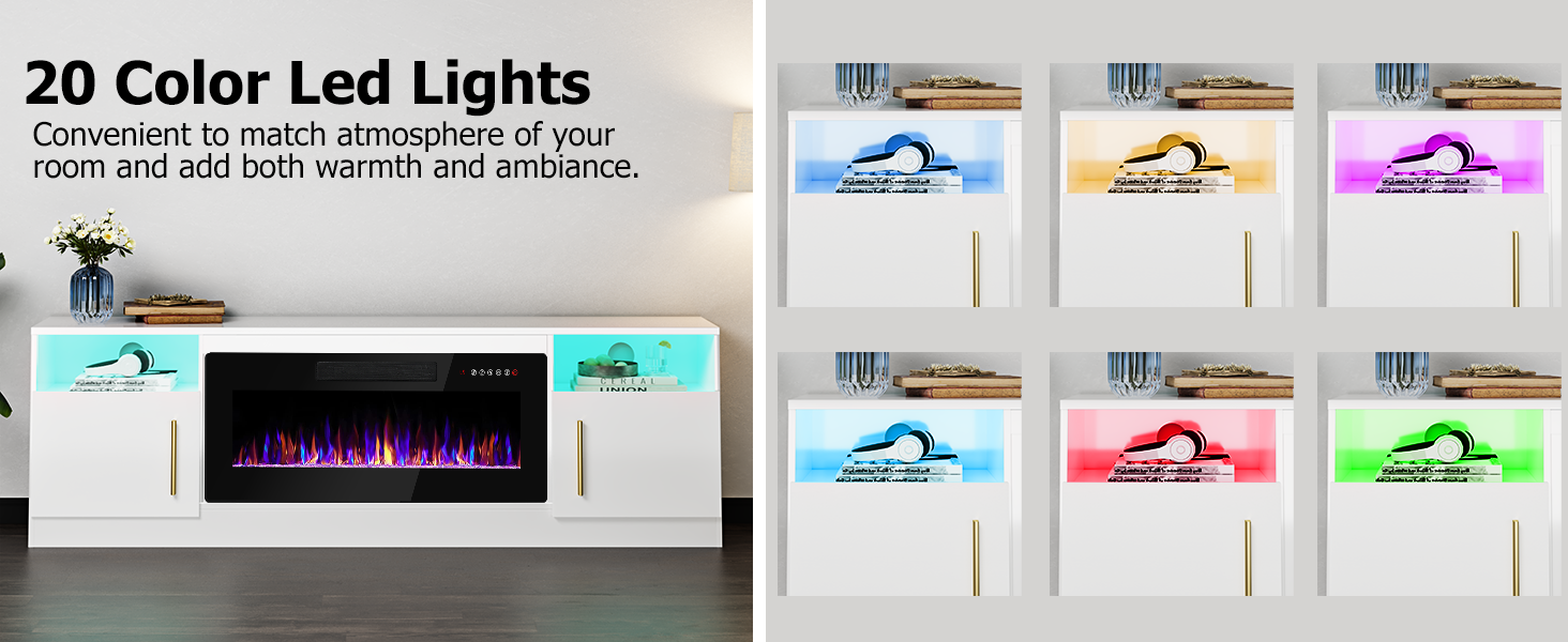70" Modern Wood Media TV Console