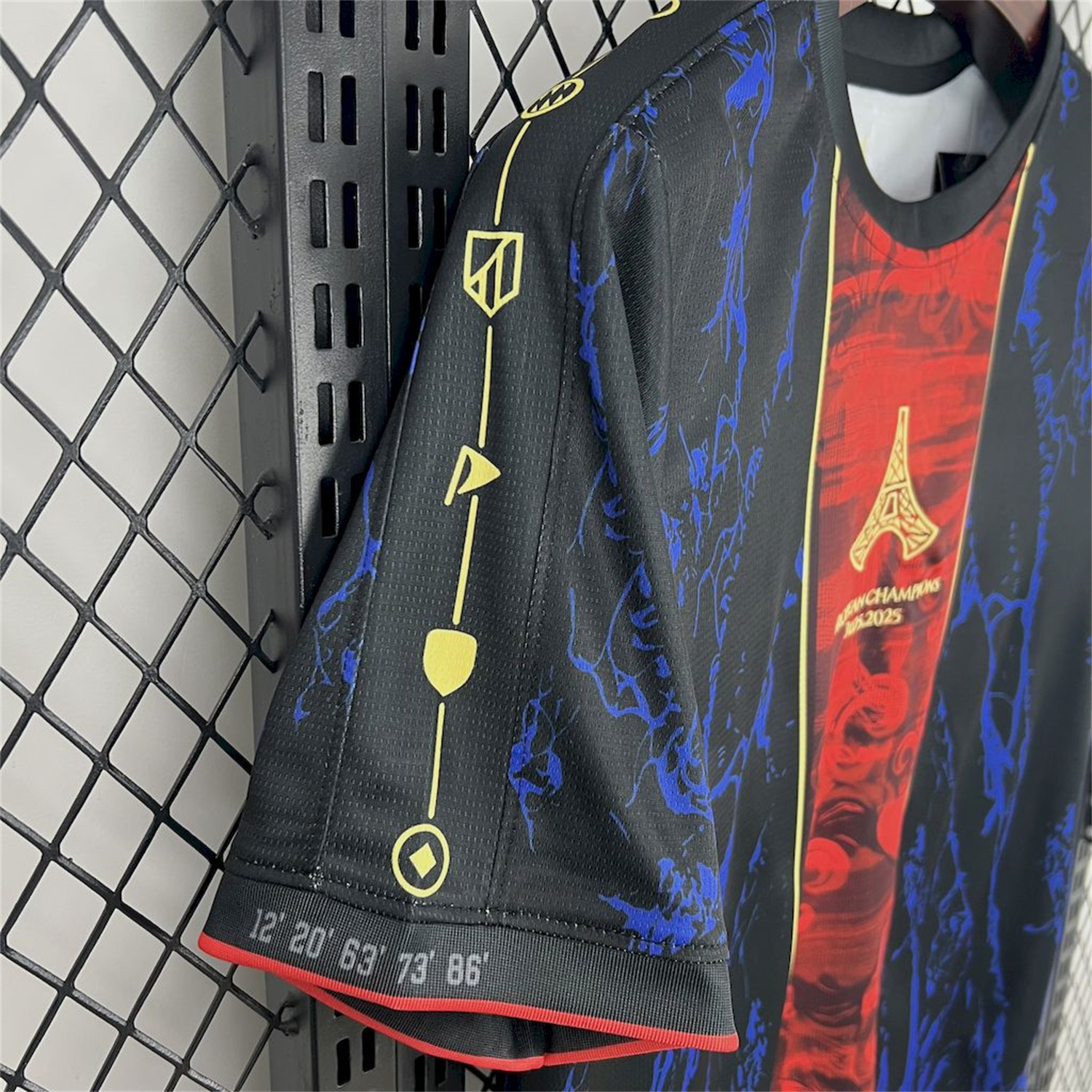 UltraTrikot-Paris Saint-Germain PSG 25-26 Champions League Commemorative Edition Blue Red Eiffel Tower T-shirts