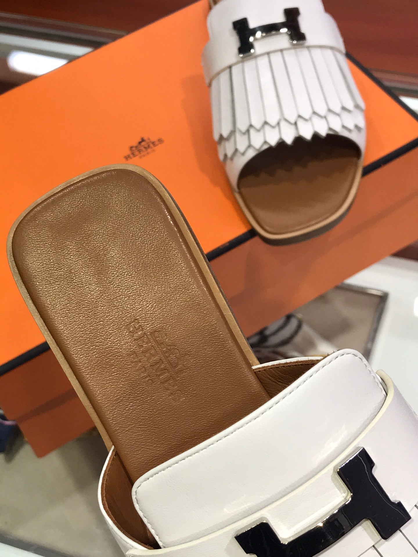 ROYAL SANDAL CARAMEL MIX WHITE LAMBSKIN、mysite、Cacoeks