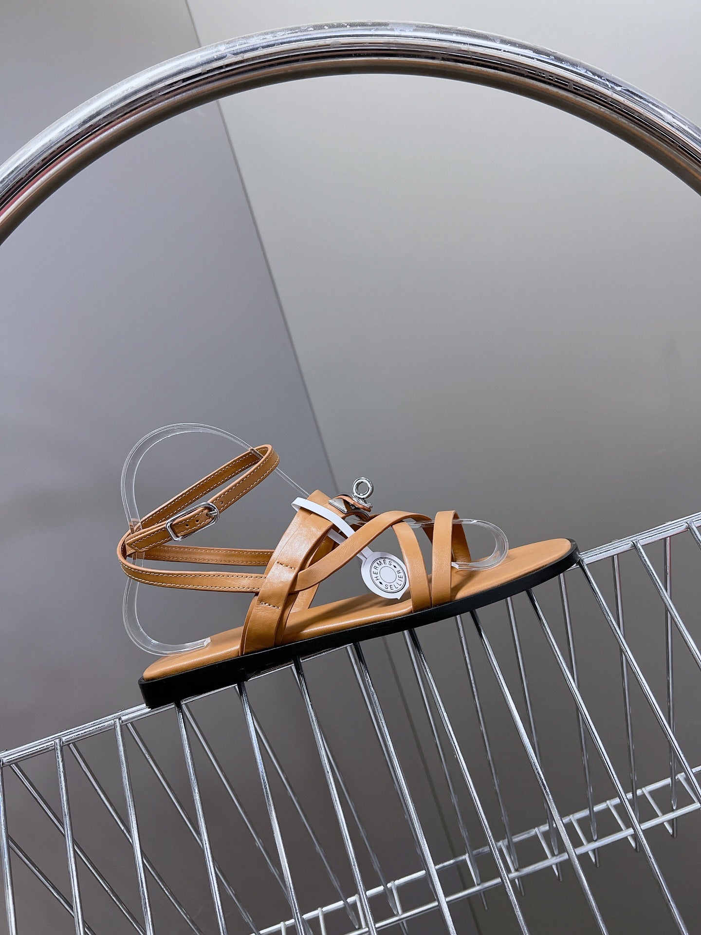 JUNE SANDAL CARAMEL CALFSKIN、mysite、Cacoeks