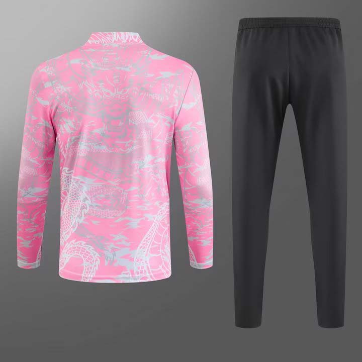 2023/2024 Real Madrid Special Edition Half-Pull Training Suit Pink Set:football jersey mysite: unitedjerseyfootball 邓江浪:football