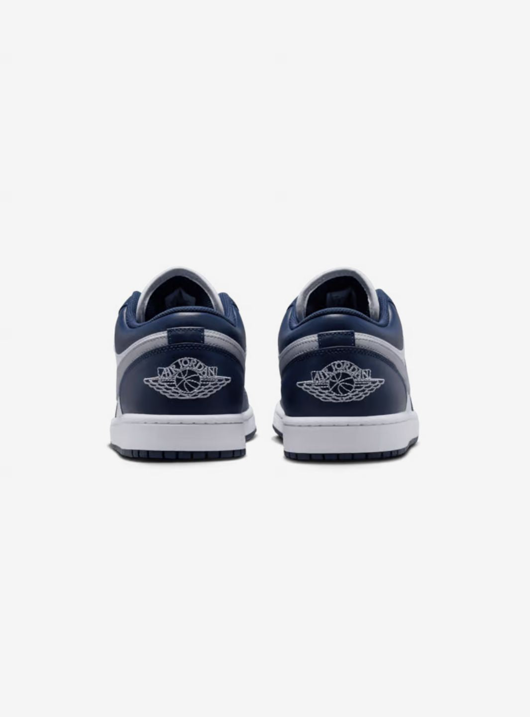 Air Jordan 1 Low Midnight Navy Wolf Grey、JORDAN、Cacoeks