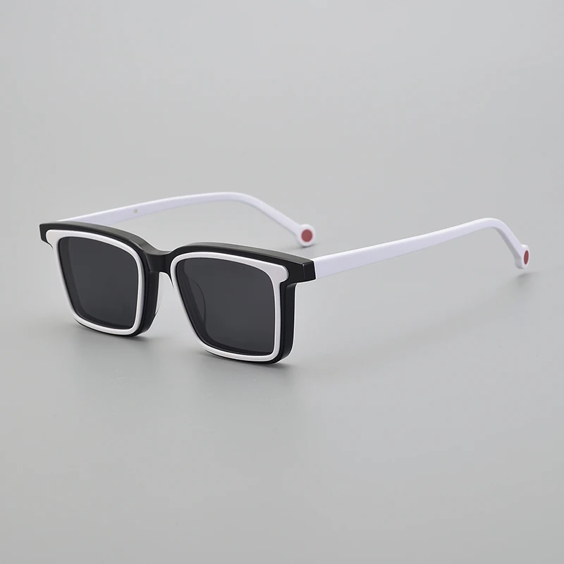 Colorful Clip On Sunglass Titanium Eyeglasses Vintage Optical Glasses Spectacle Frame Prescritpion Lens  G2307