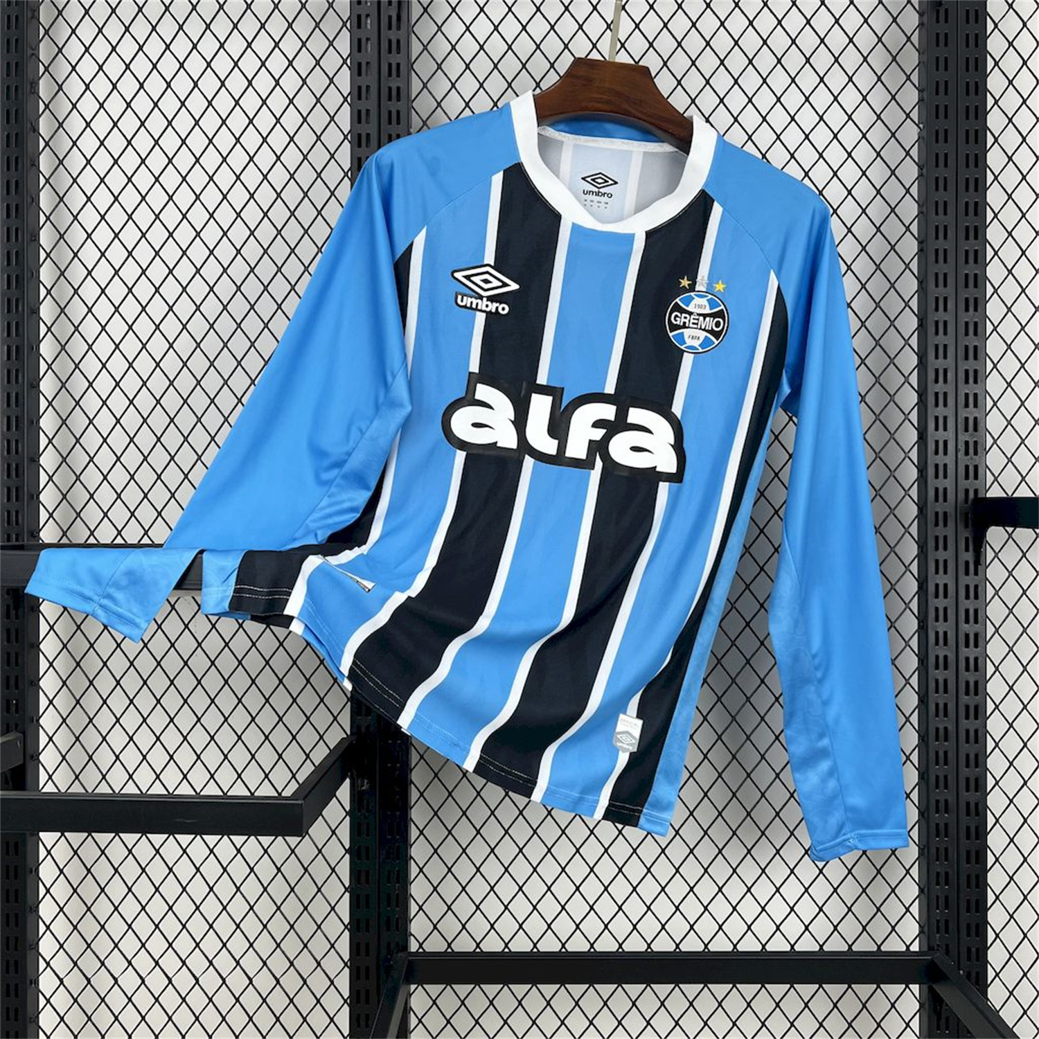 UltraTrikot-Gremio 25-26 Home Long Sleeves Jersey with Sponsor - Fans Version