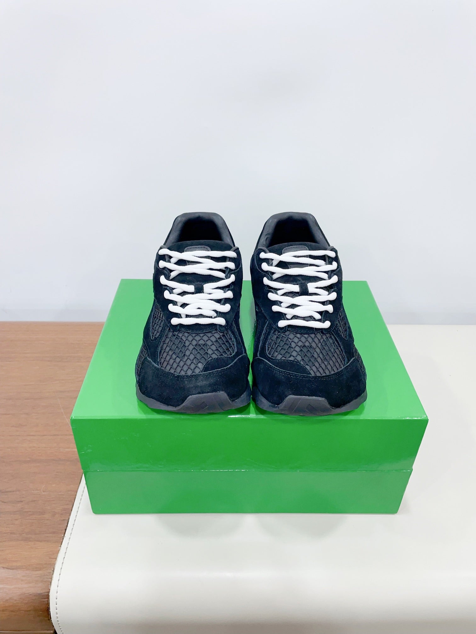 ORBIT SNEAKER IN BLACK SUEDE AND TECHNICAL MESH、mysite、Cacoeks