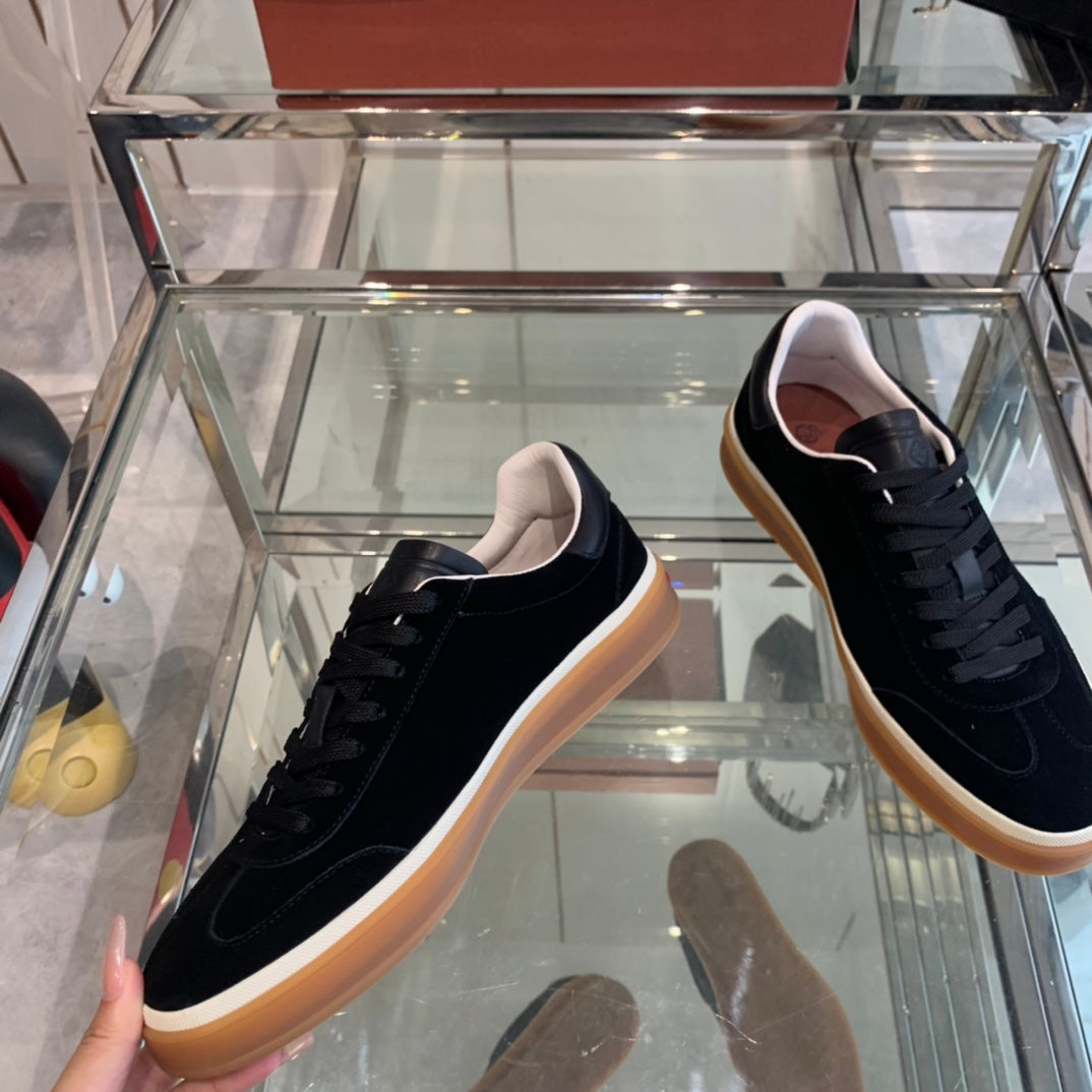 LP TENNIS WALK SNEAKERS BLACK SUEDE、mysite、Cacoeks