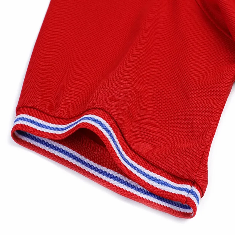 Customized/DIY logo shirt design with printed logo for men and women's casual short sleeved Polo advertisement/team top