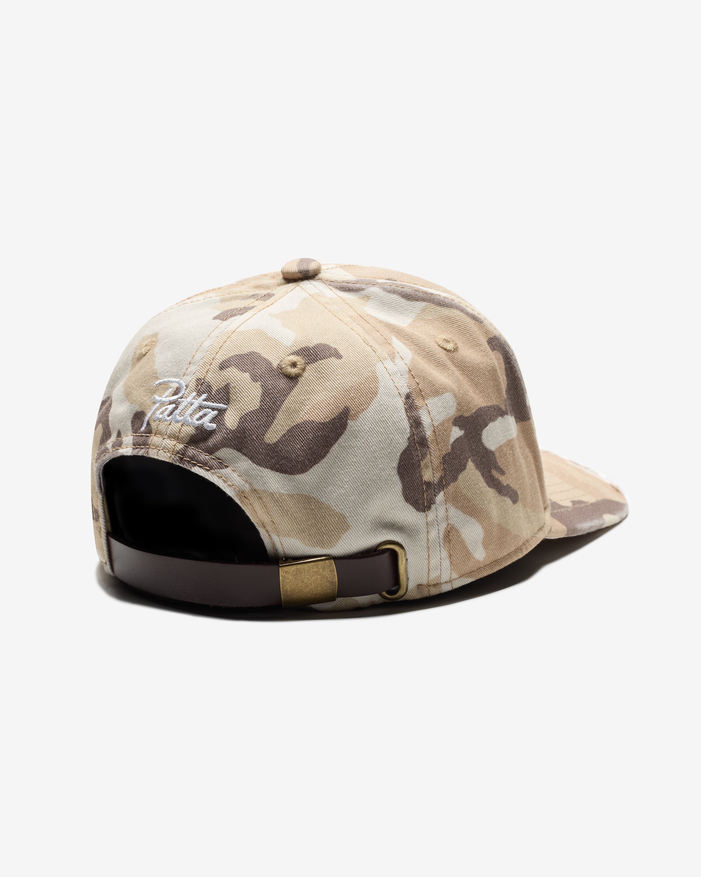 PATTA FRAYED WOODLAND CAMO SPORTS CAP - SANDOLLAR