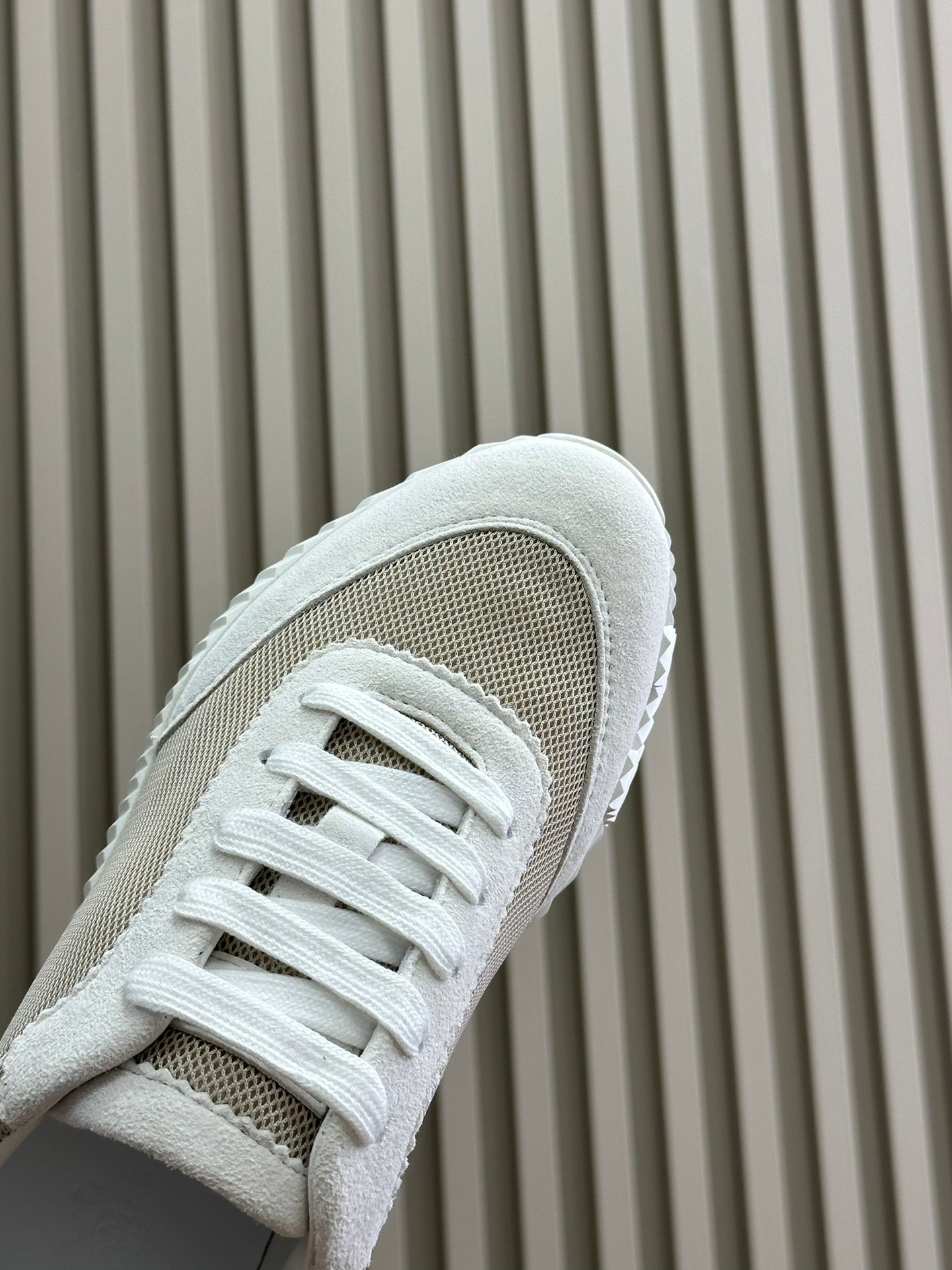 BOUNCING SNEAKERS BRIGHT GRAY CALFSKIN、mysite、Cacoeks