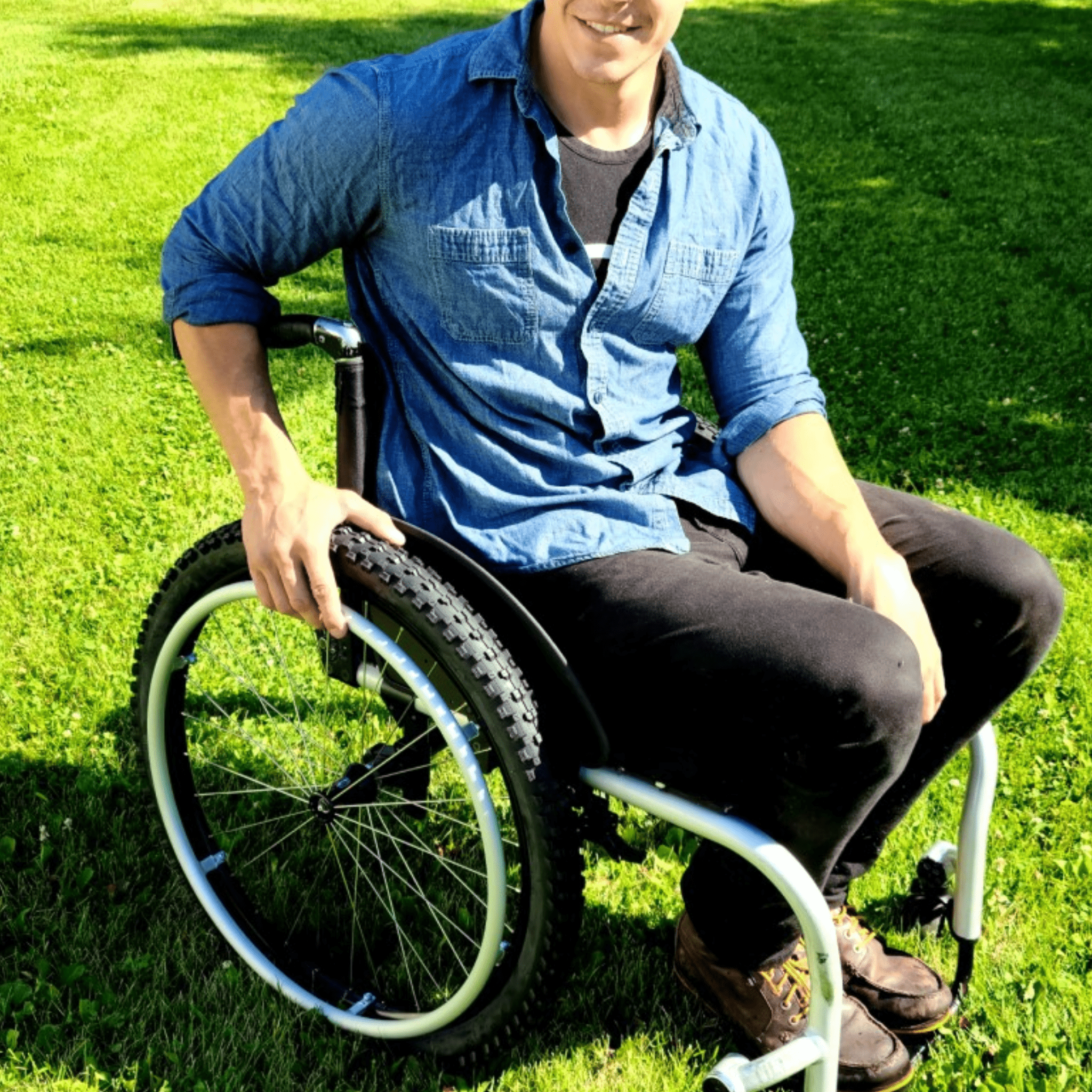 Sumo Wheels On Free Wheel Wheelchair