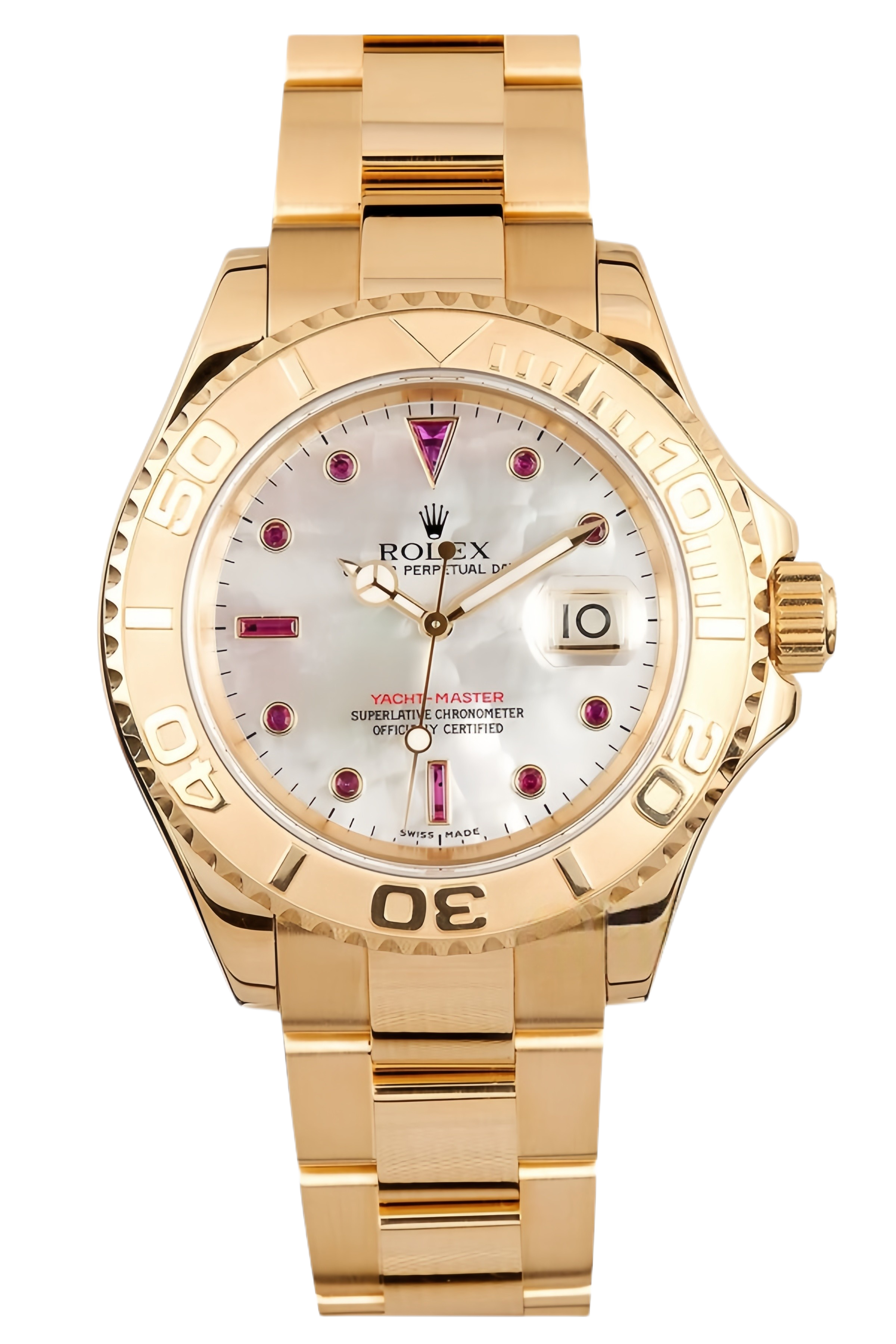 Rolex Yacht-Master 40 Champagne Dial Two-Tone Yellow Gold & Stainless Steel Super Clone Swiss Replica Watch Ref 16623-0003