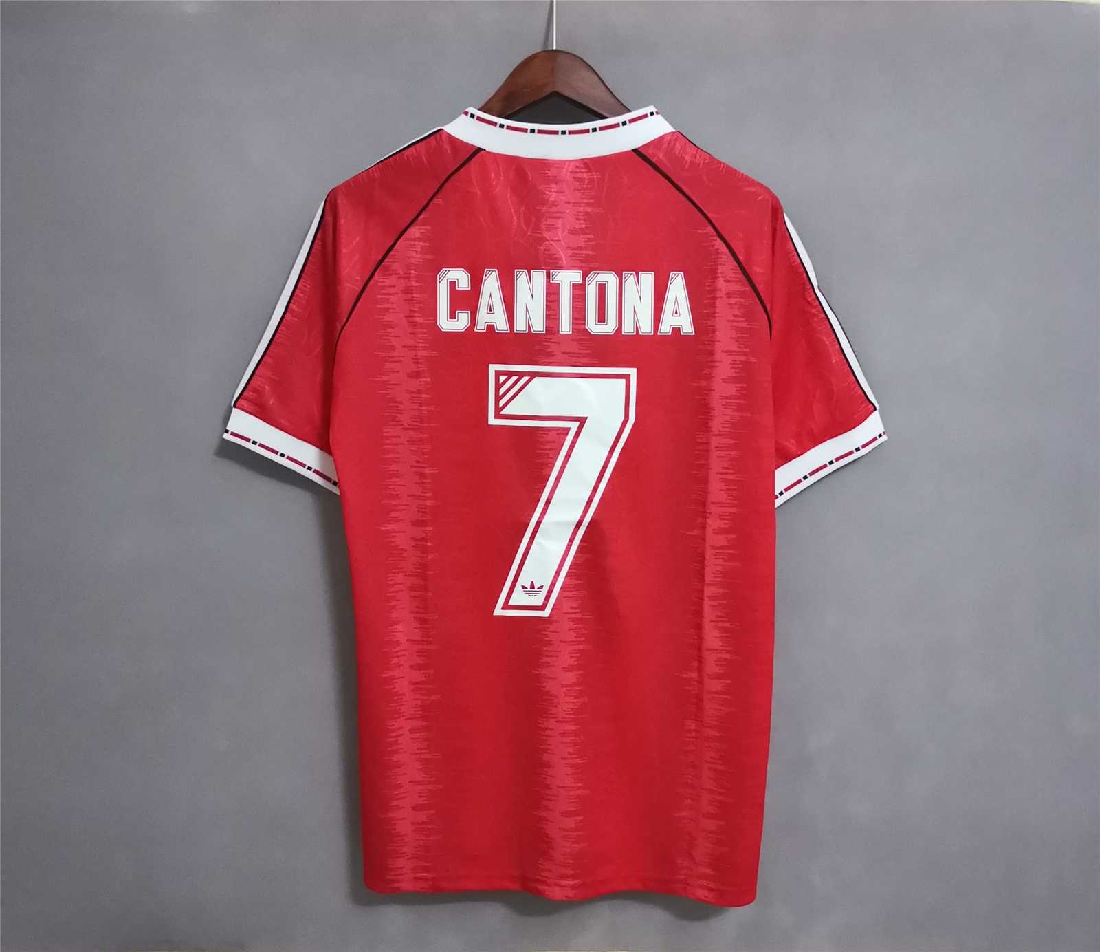 ManixJersey.com | Retro Manchester United 91-92 Home Jersey -Customize Name, Number and Patch | Worldwide Shipping