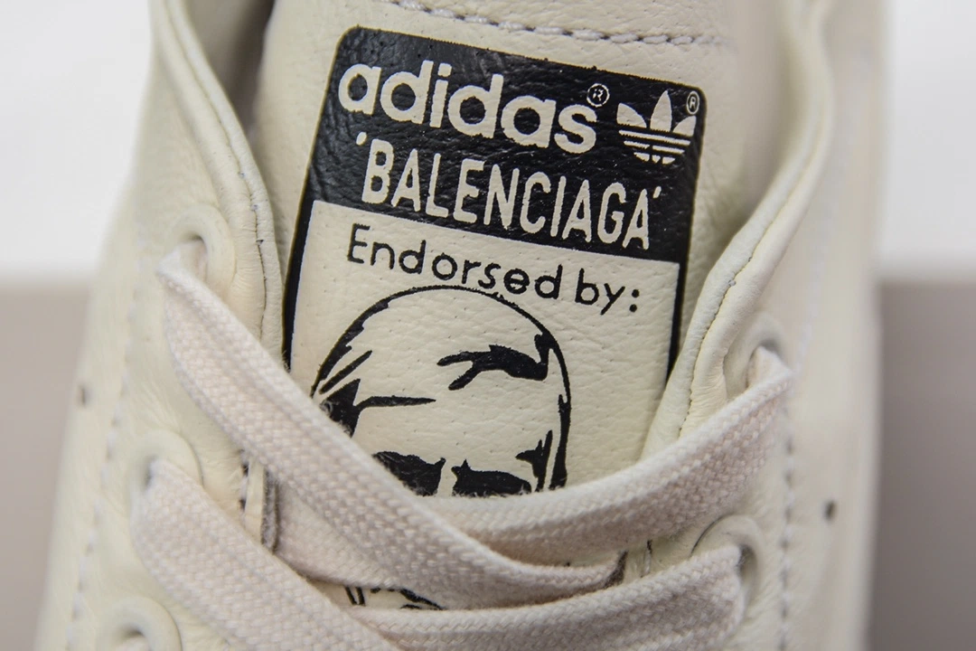 Balenciaga x Adidas Stan Smith Sneaker in Off White Black、mysite、Cacoeks