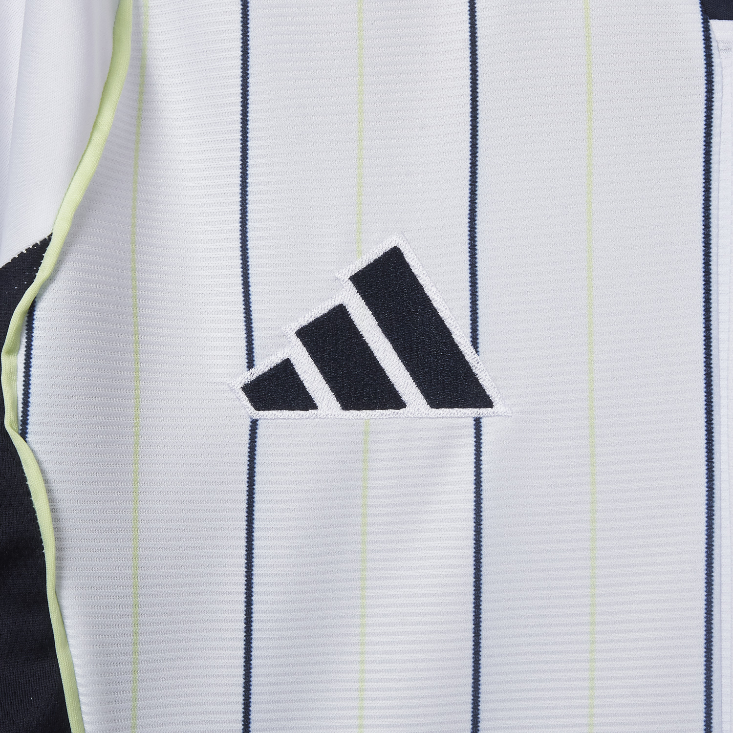 UltraTrikot-Real Madrid 25-26 White Baseball Jersey with Black Stripes