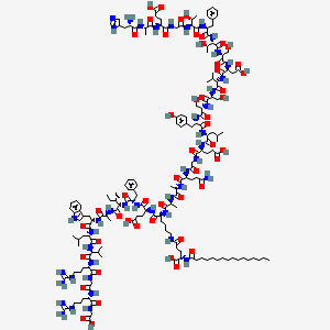 Liraglutide 5mg chemical structure depiction 