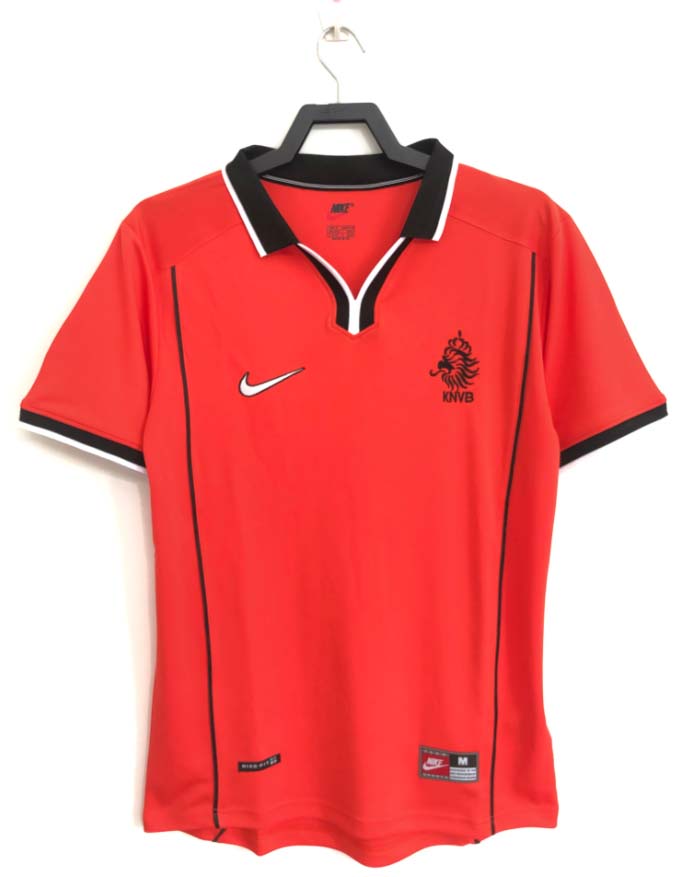 1998 Retro Netherlands Home Football Shirt-mysite Custom Football Kit- Nextkits