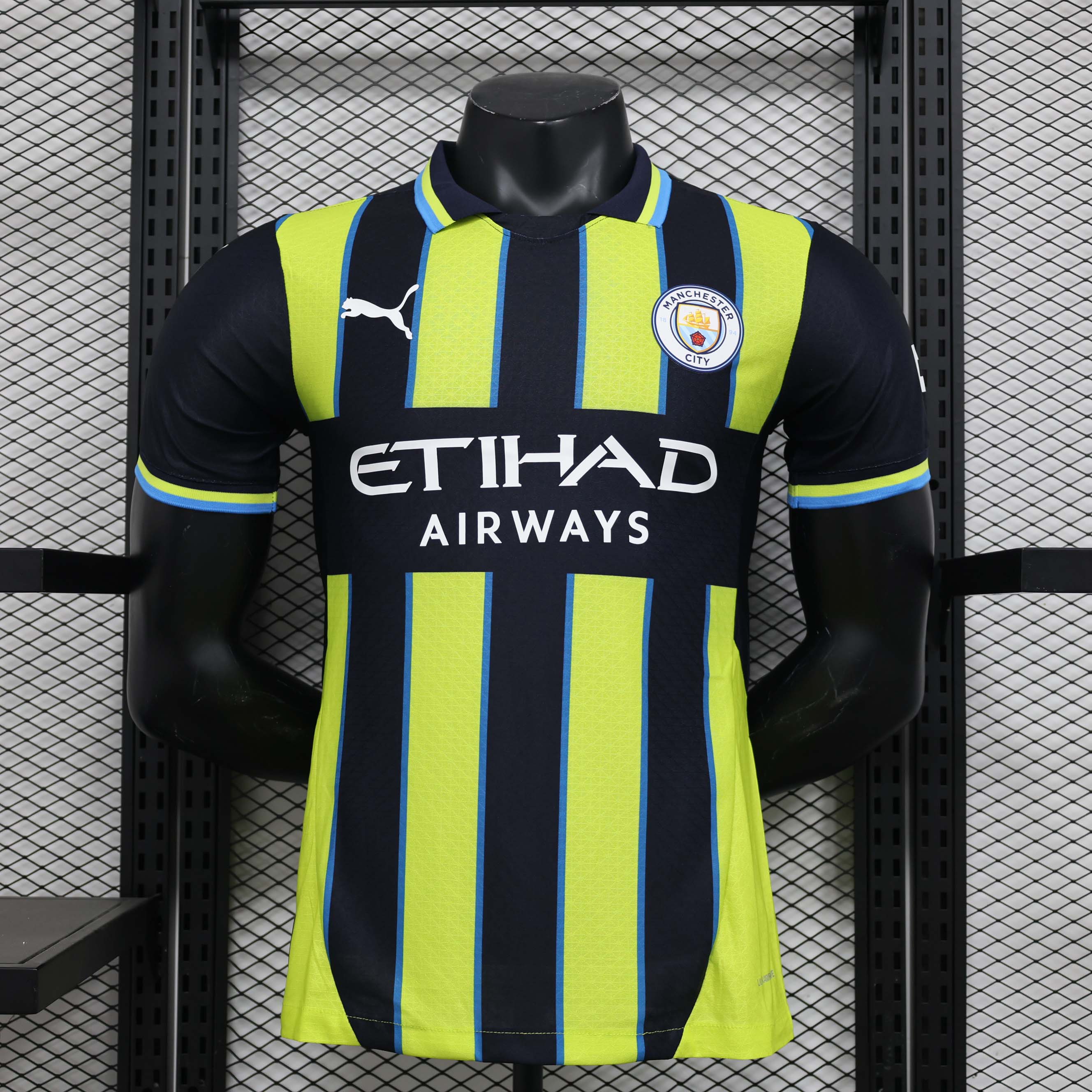 2024/2025 Player Version Manchester City Away Football Shirt 1:1 Thai Quality:football jersey mysite: unitedjerseyfootball 邓江浪:football