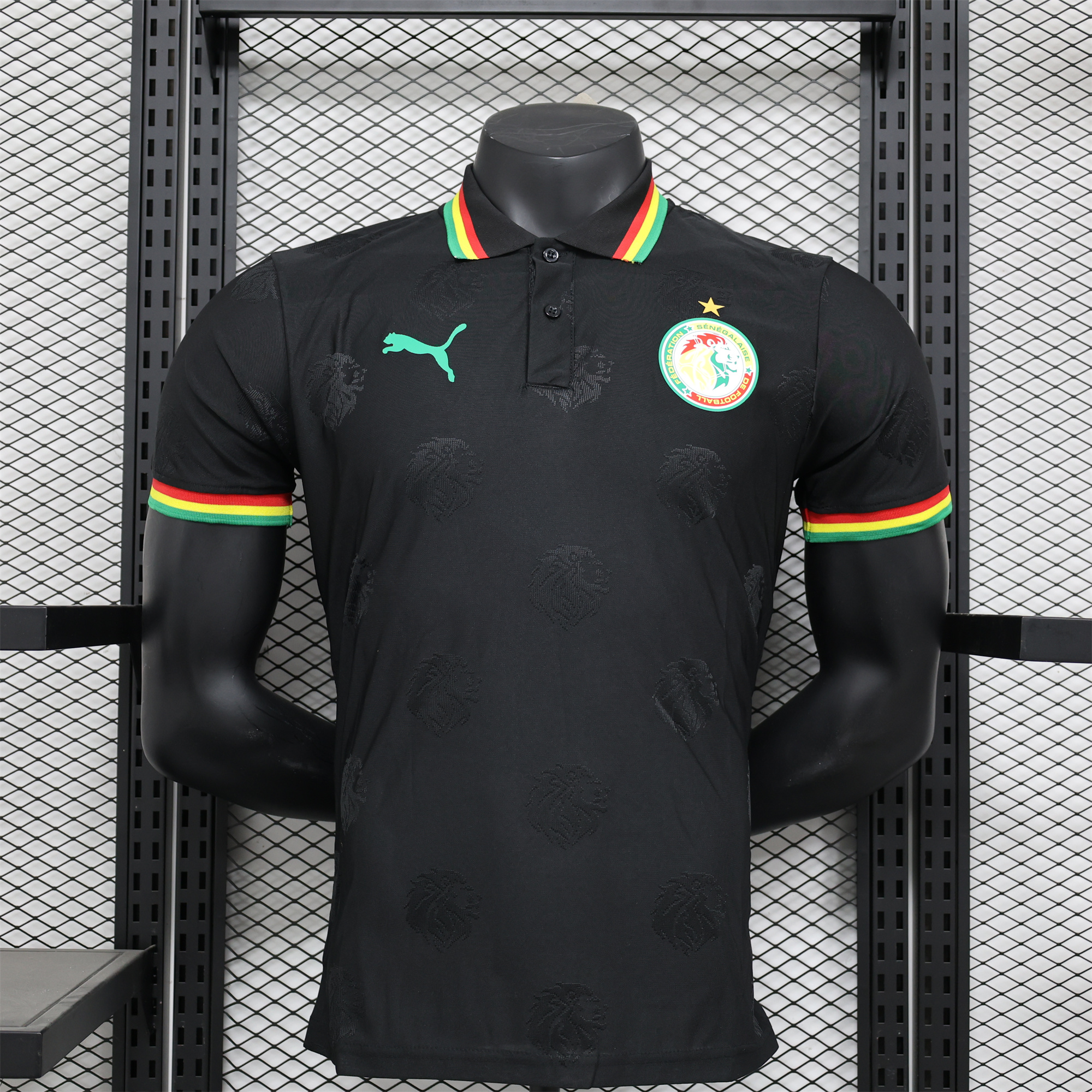 Higojerseys-Senegal 2024 Black Special Edition Jersey - Player Version
