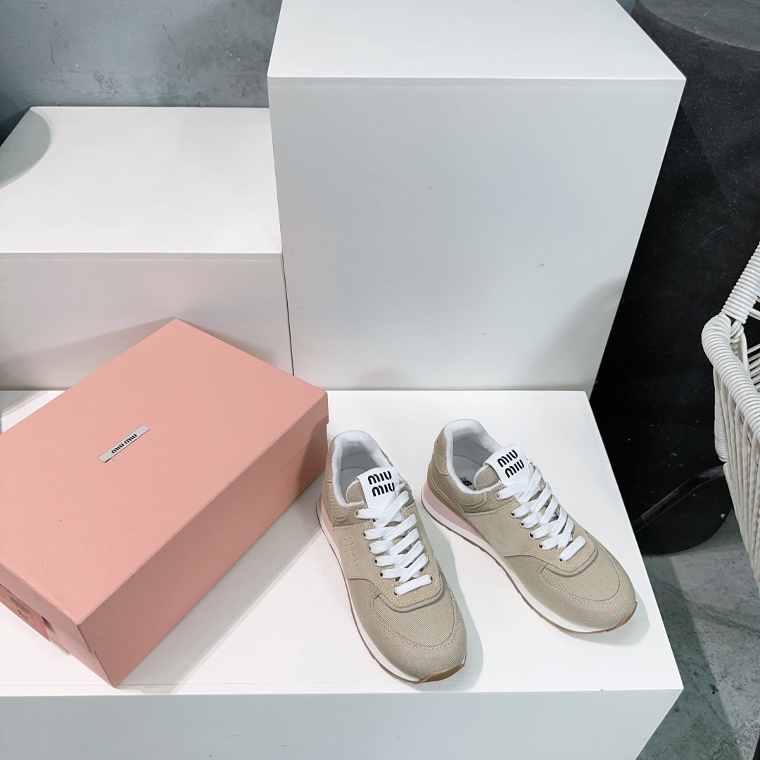 Teak And Light Brown Sneakers Canvas、mysite、Cacoeks