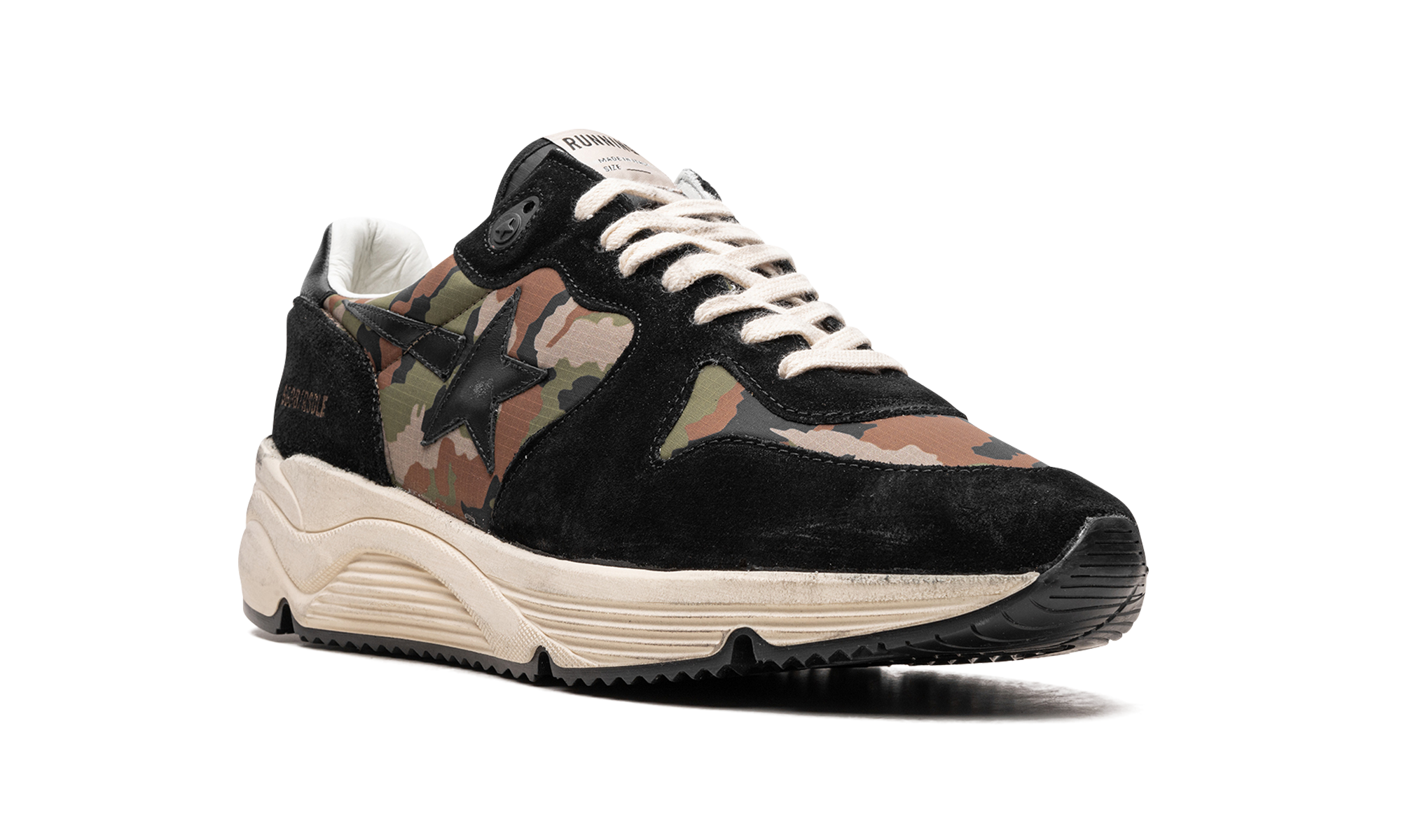 RUNNING SOLE "BLACK / CAMO"、mysite、Cacoeks