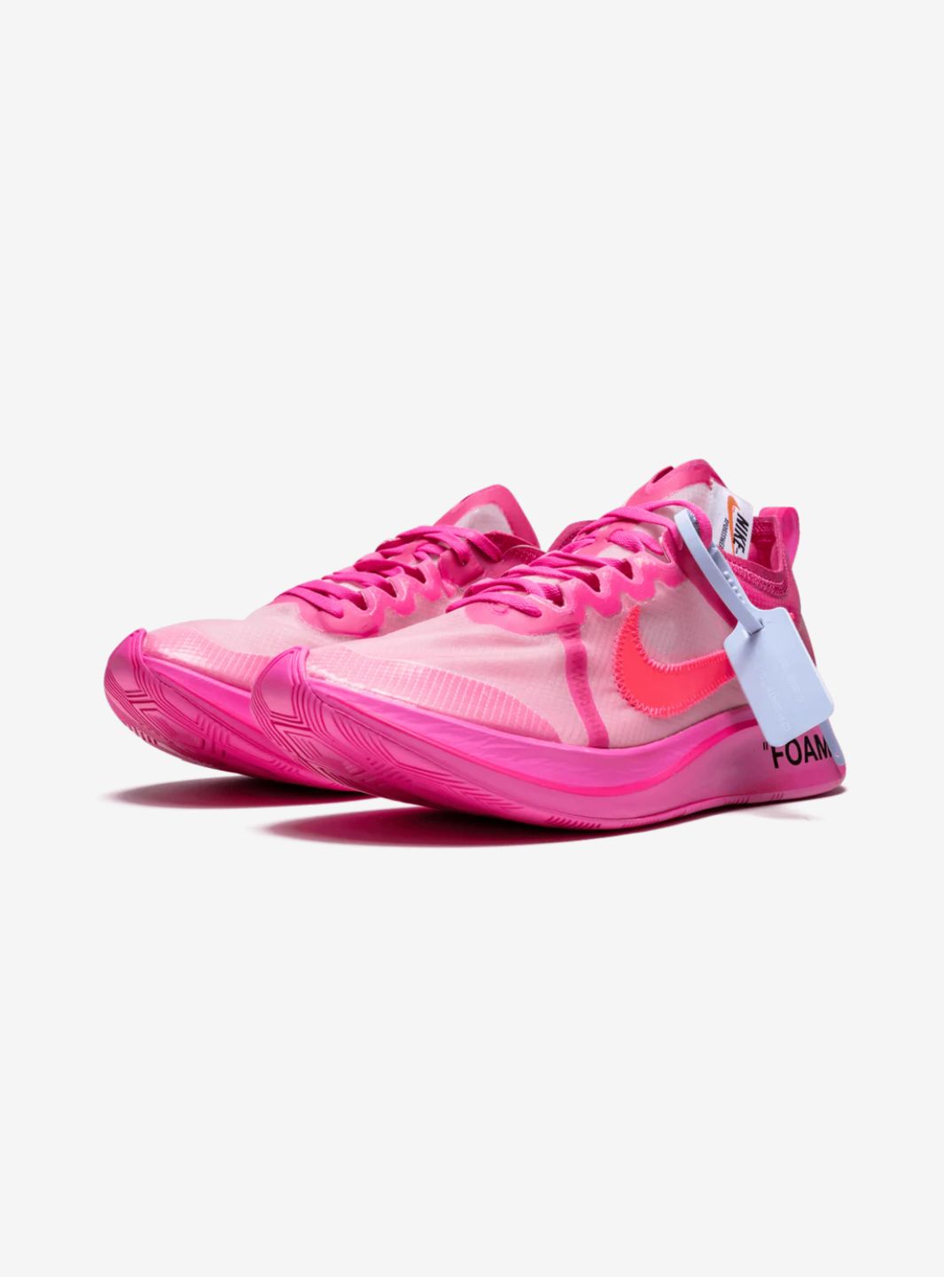 Nike Zoom Fly Off-White Pink、NIKE、Cacoeks