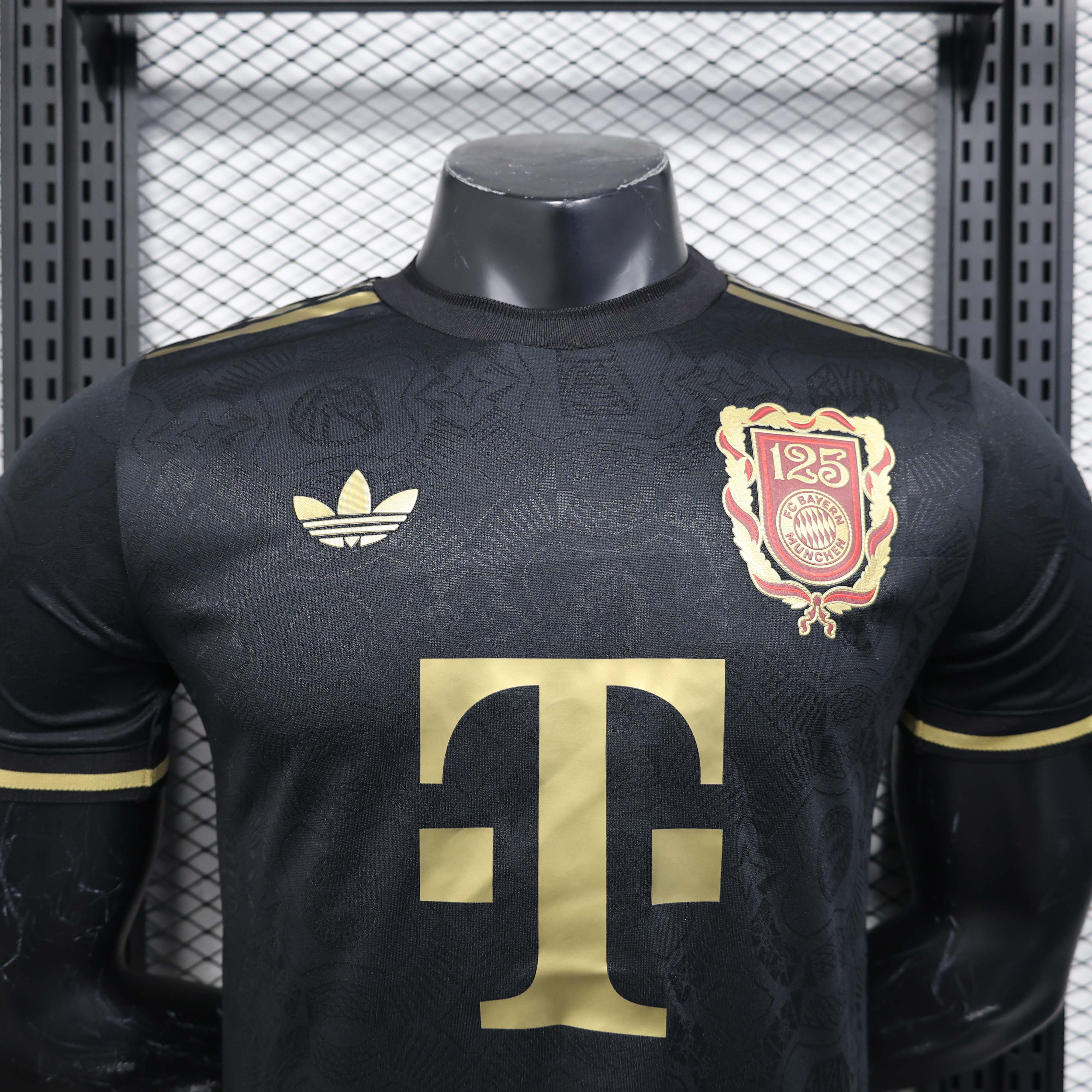 2024/2025 Player Version Bayern Munich 125th Anniversary Edition Black Football Shirt 1:1 Thai Quality:football jersey mysite: unitedjerseyfootball 邓江浪:football