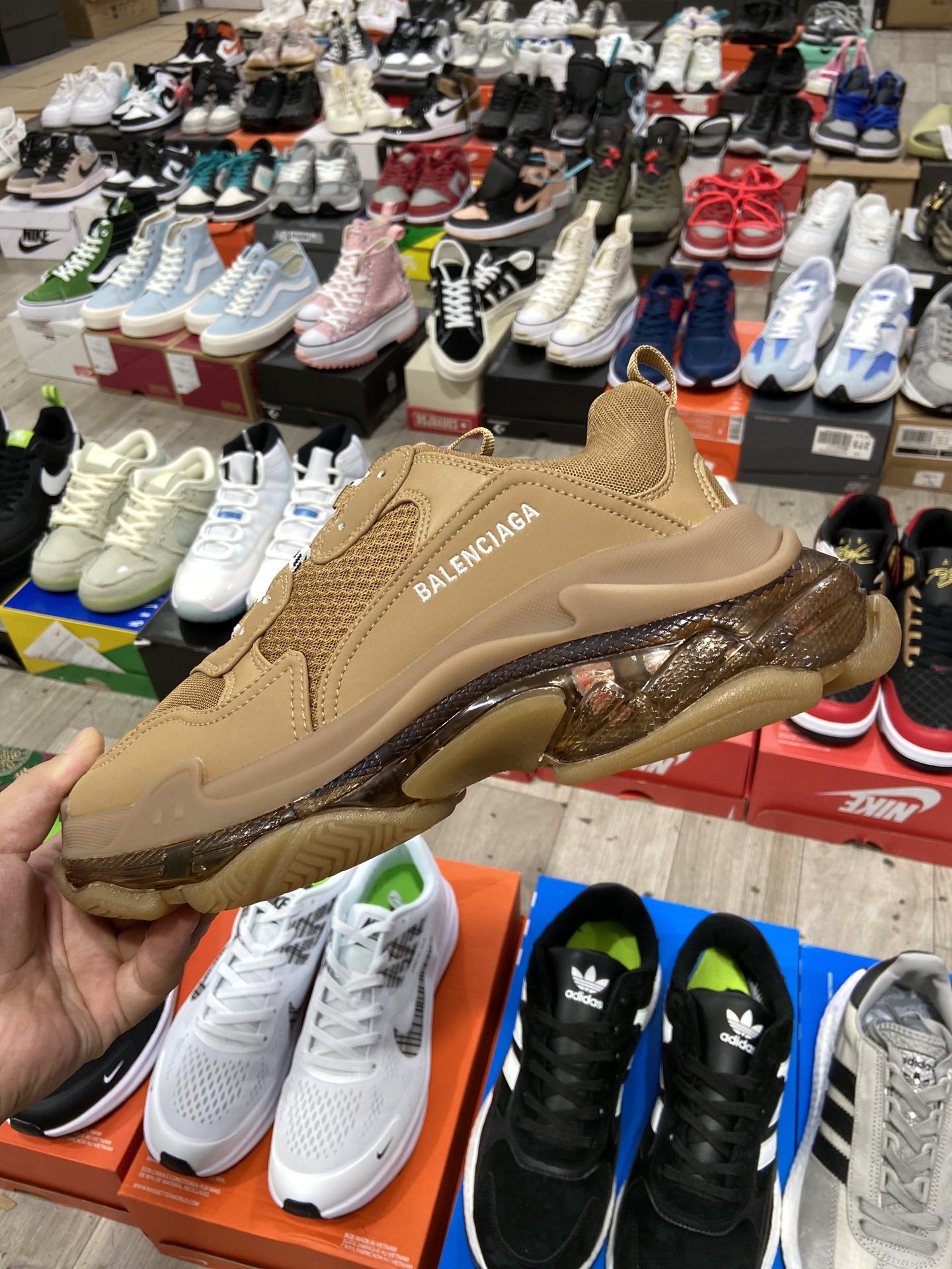 Balenciaga Triple S Sneaker Brown、mysite、Cacoeks