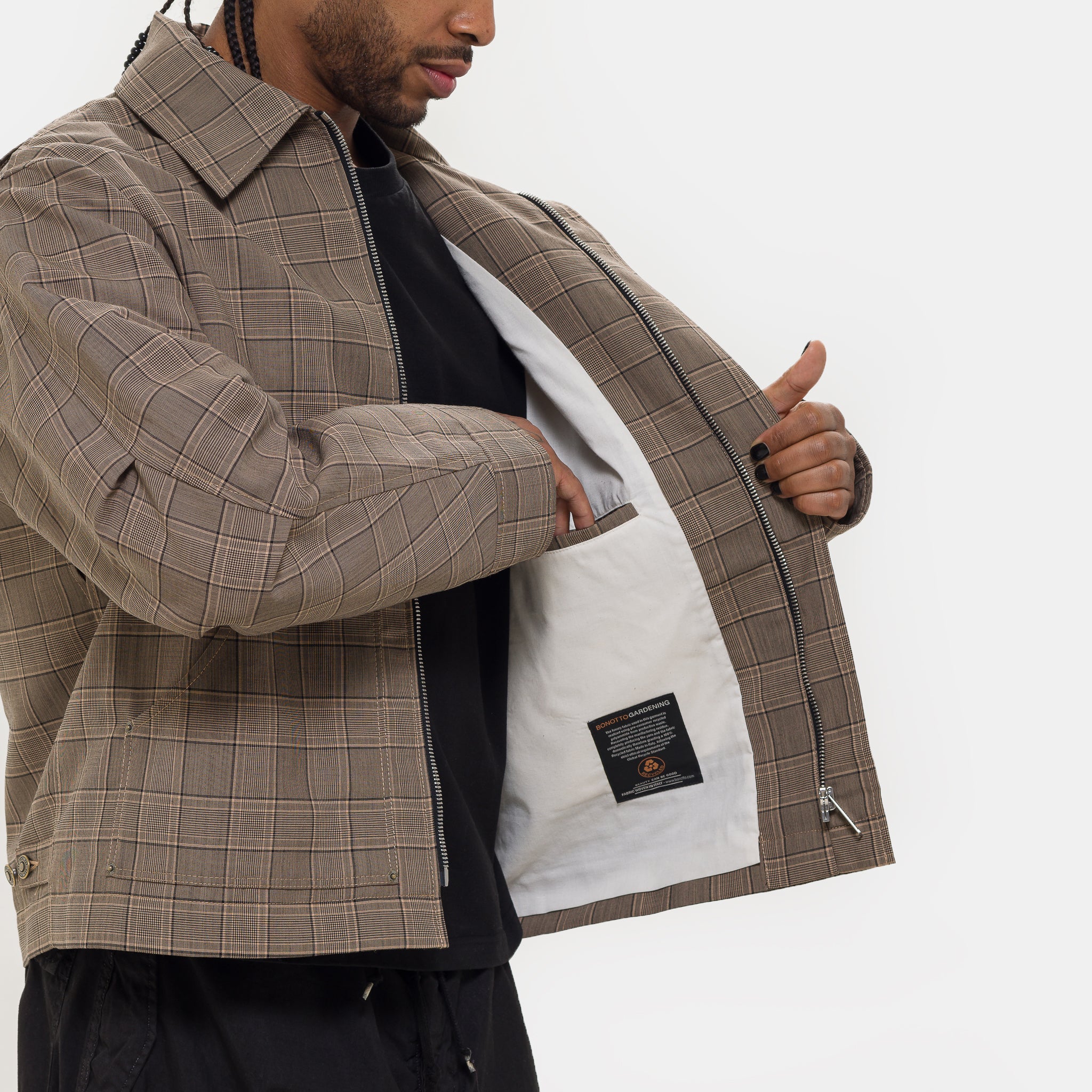 Chore Jacket in Brown Check