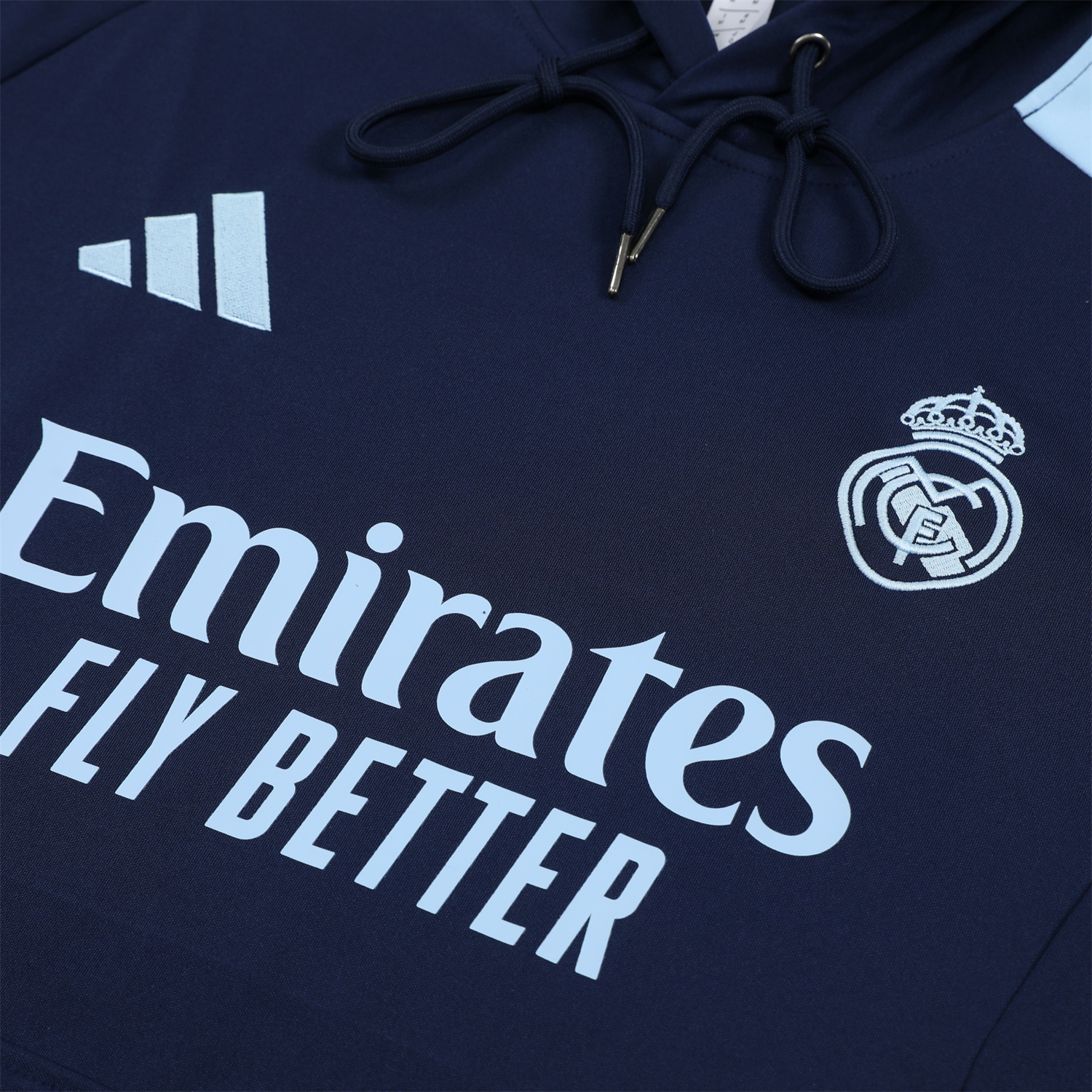 JerseysGala.com | Real Madrid 24-25 Training Hoodie Set - Royal Blue Hoodie and Pants -Customize Name, Number and Patch | Worldwide Shipping