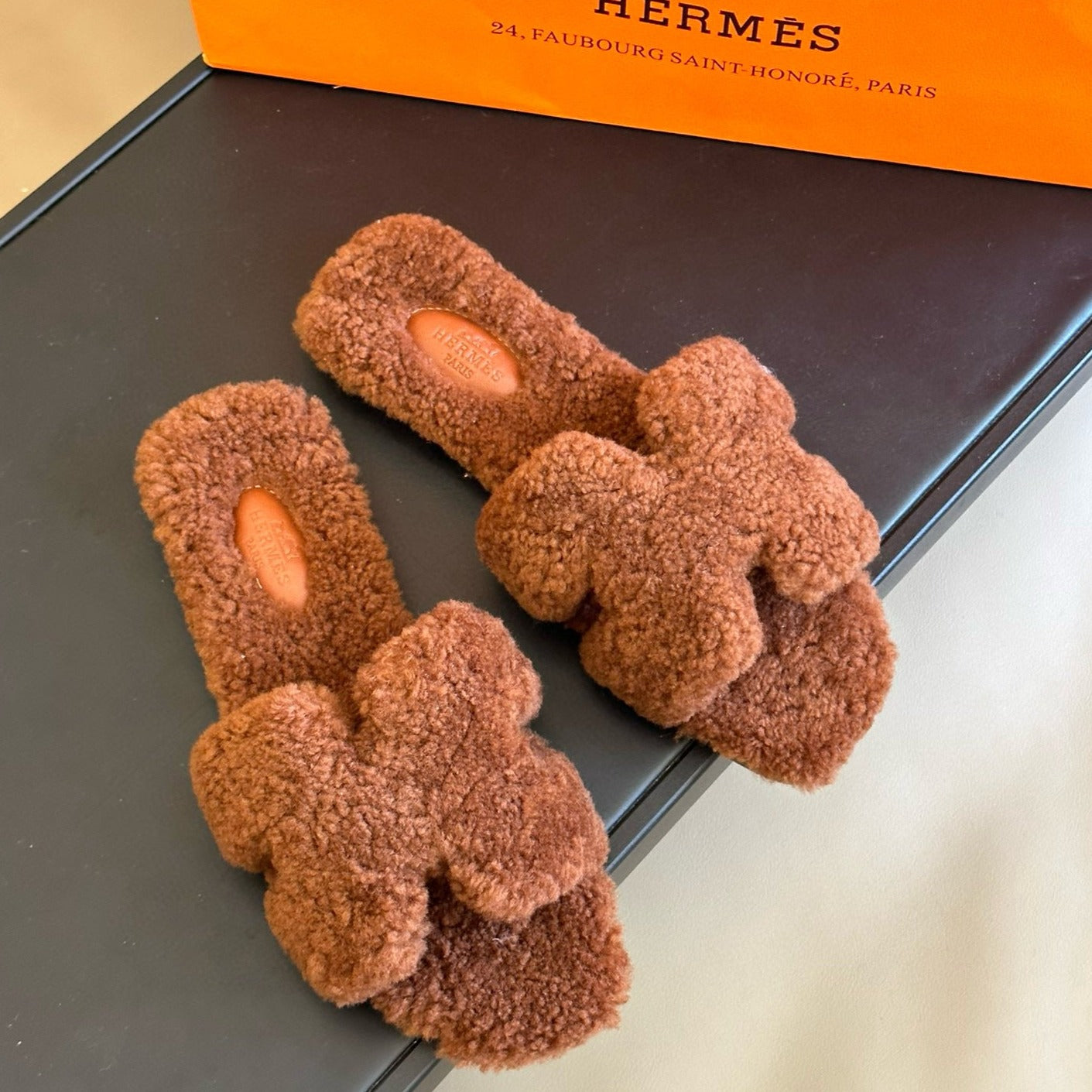 0RAN SANDAL SHEARLING BROWN、mysite、Cacoeks