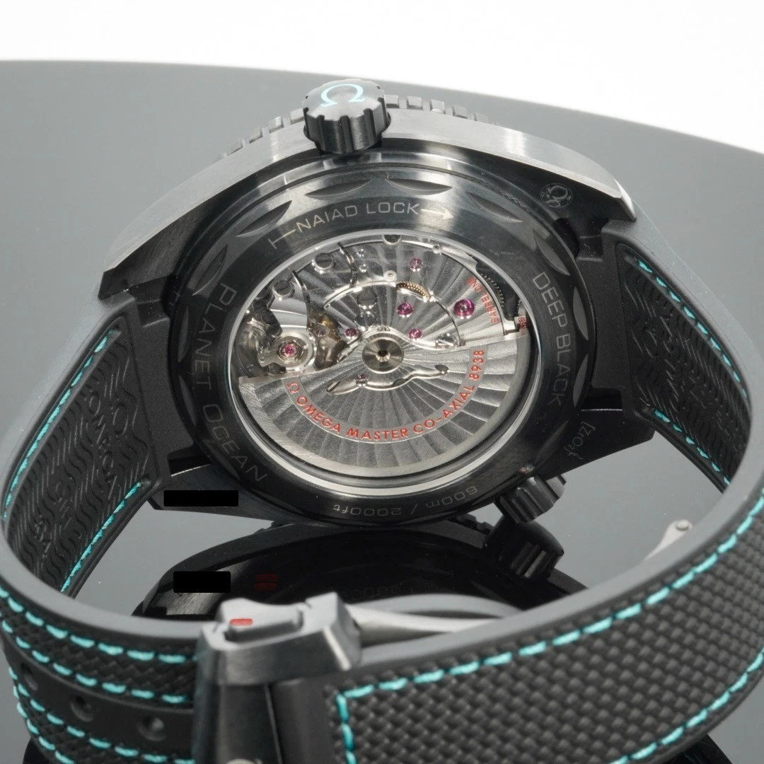 Omega Seamaster Planet Ocean Ref. 215.92.46.22.01.006 Super Clone Watch – Black Dial GMT Ceramic Bezel Replica