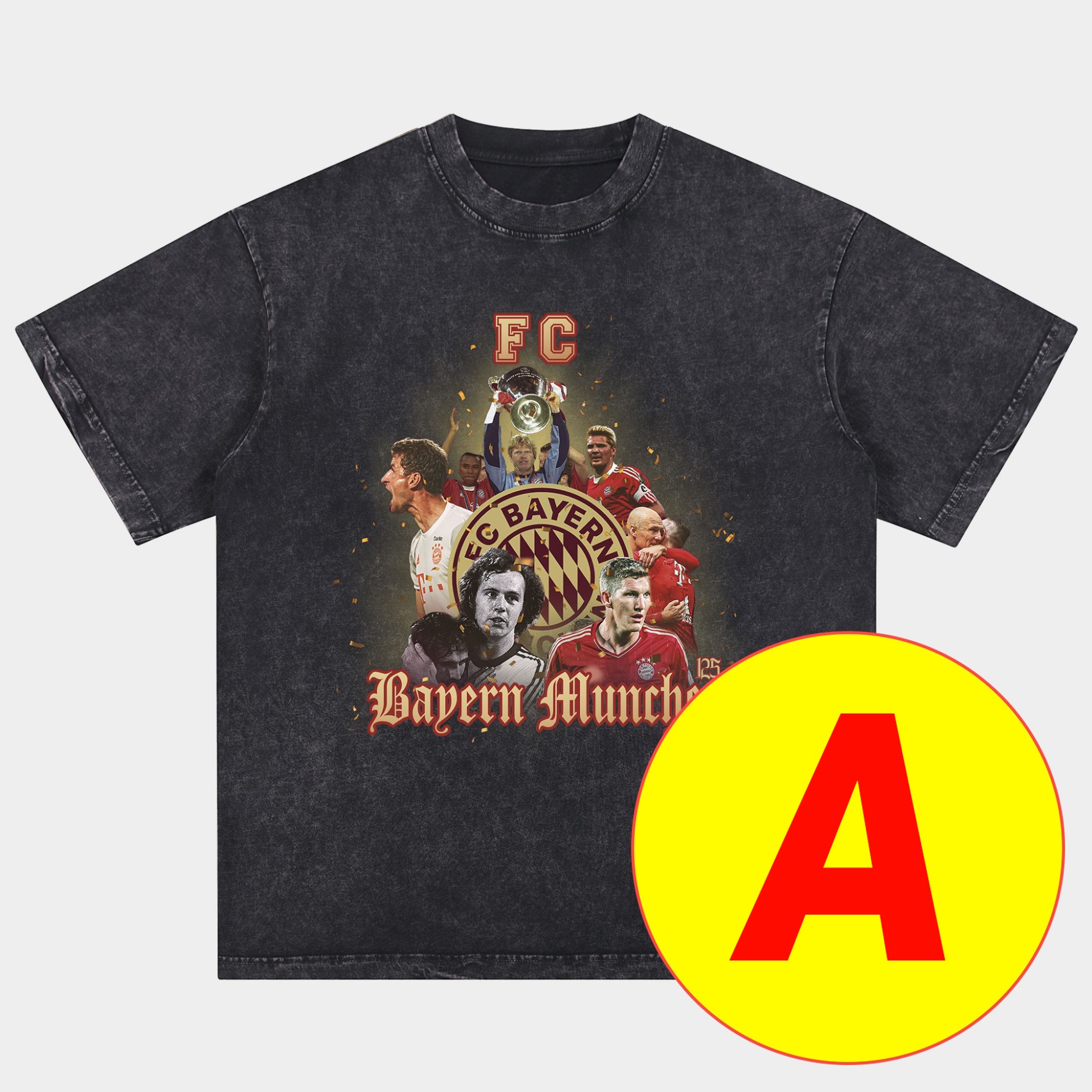 UltraTrikot-Bayern Munich 125th Legendary Players Oversized Washed T-Shirt