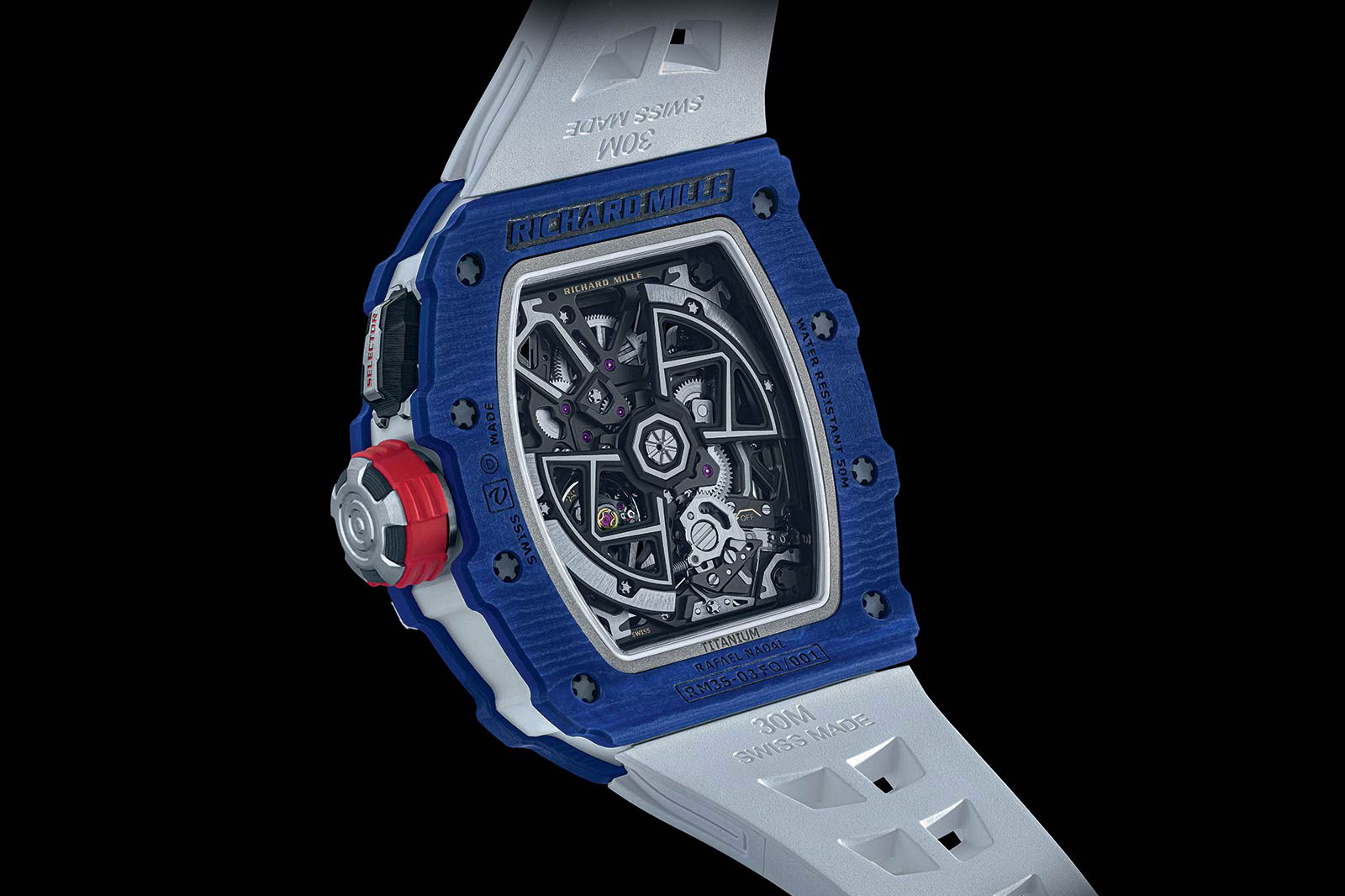 Richard Mille Super clone RM35-03 Blue Quartz TPT®-fasswatch
