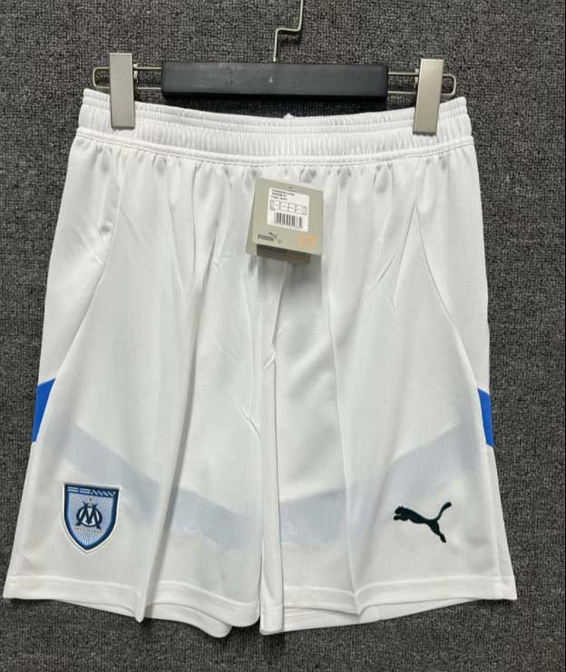 2024/2025 Olympique de Marseille Home Shorts 1:1 Thai Quality:football jersey mysite: unitedjerseyfootball 邓江浪:football