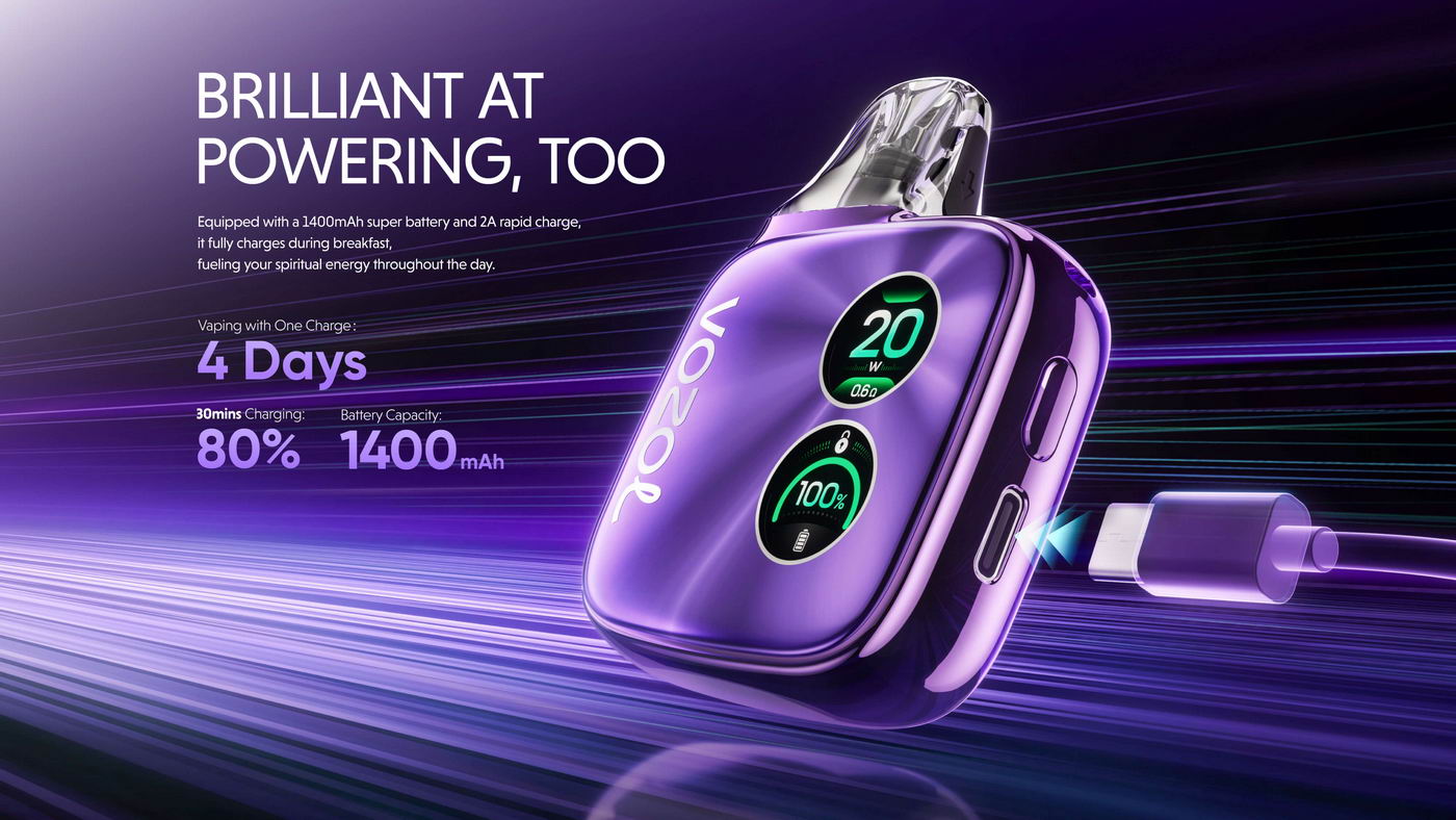 Vozol Ace Pro Pod Vape Kit | 1400mAh 30W Dual Screen