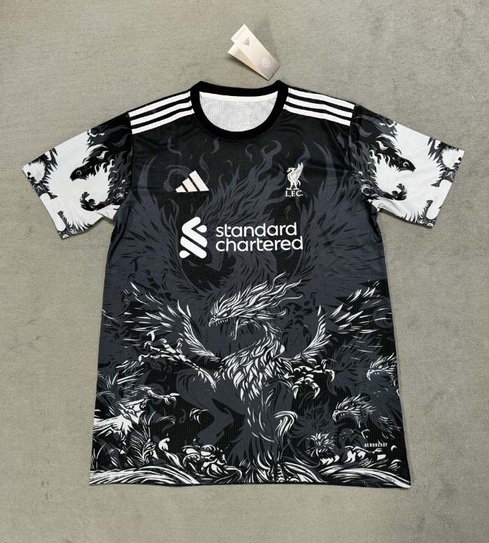 2025/2026 Liverpool Phoenix Special Edition Black Soccer Jersey 1:1 Thai Quality:football jersey mysite: unitedjerseyfootball 邓江浪:football