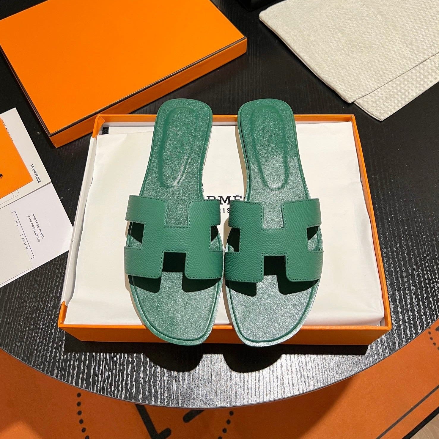 0RAN SANDAL Leather Ocean、mysite、Cacoeks