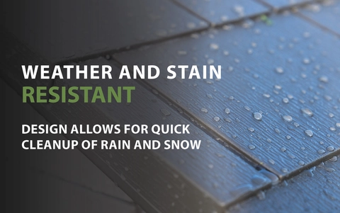Weather and Stain Resistant