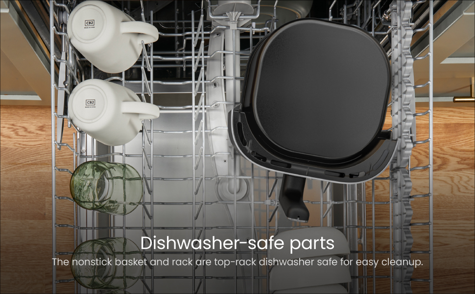 Dishwasher-safe parts