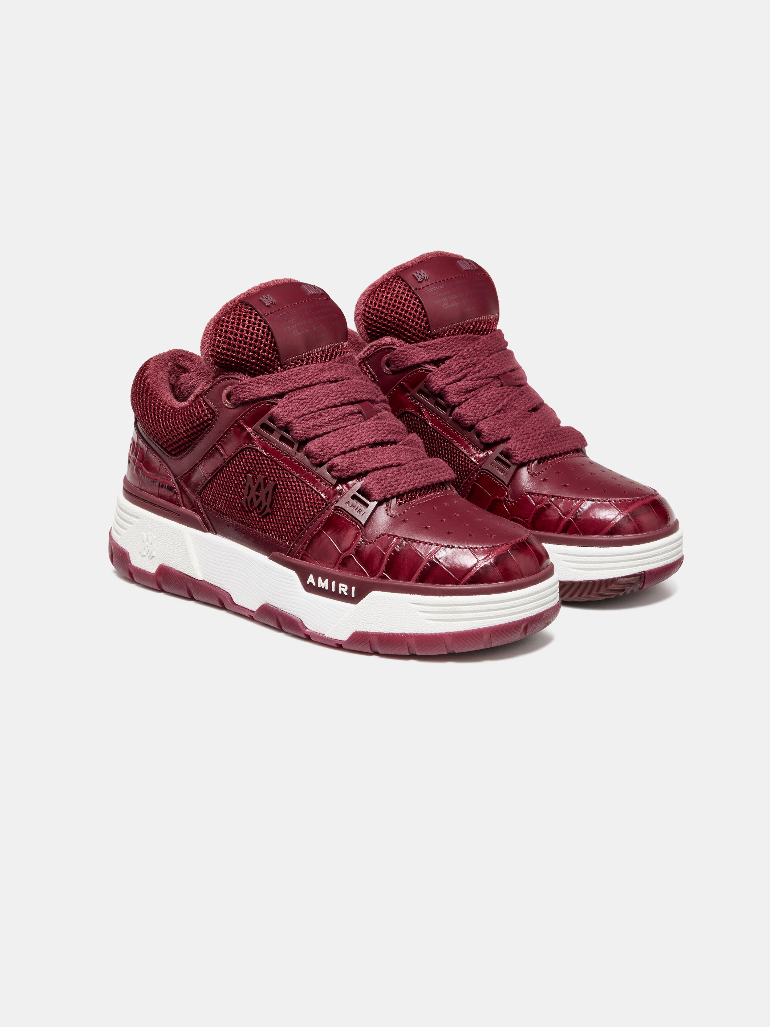 WOMEN - WOMEN'S CROC DEBOSSED MA-1 - WINE、mysite、Cacoeks