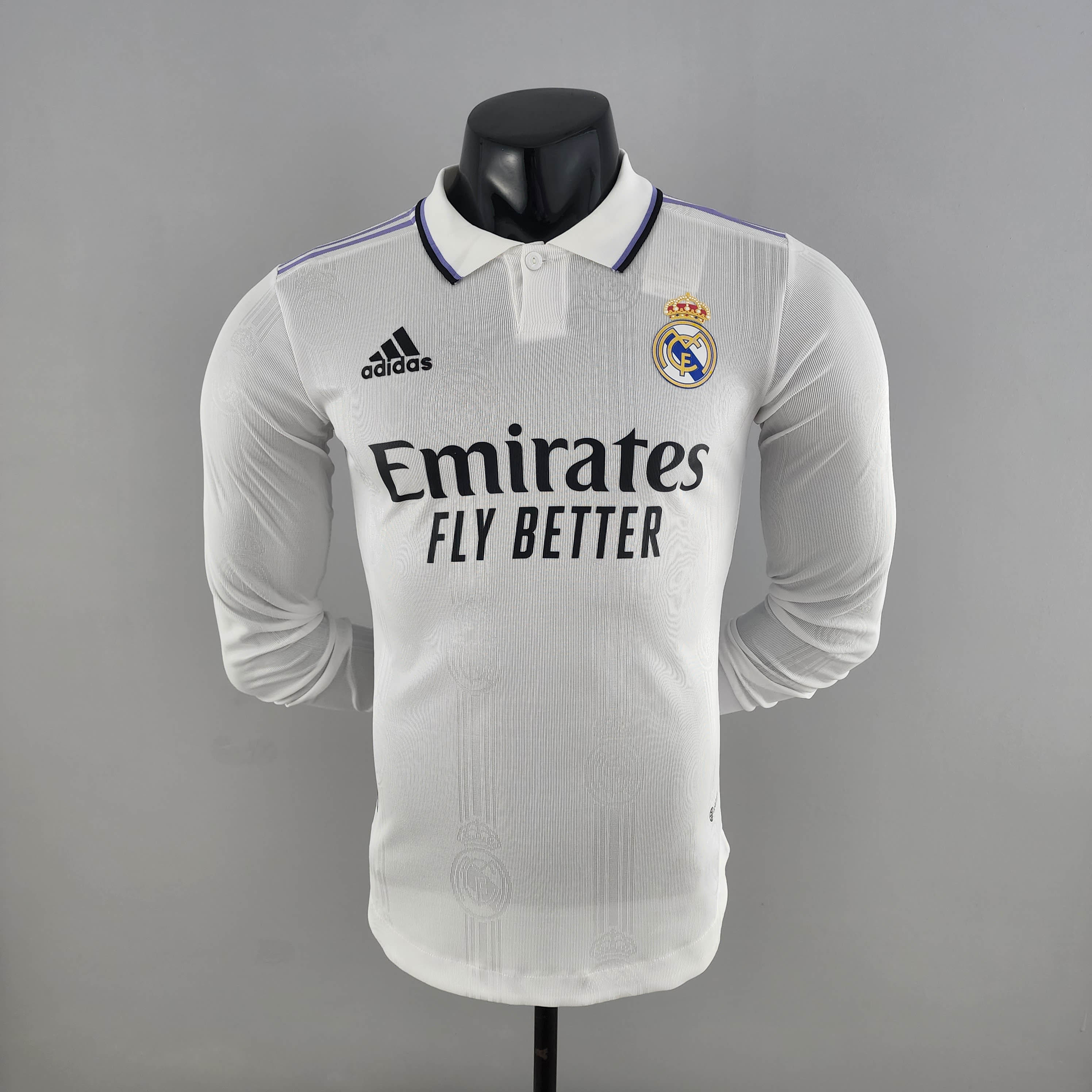 2022/2023 Long Sleeve Player Version Real Madrid Home:football jersey mysite: unitedjerseyfootball 邓江浪:football