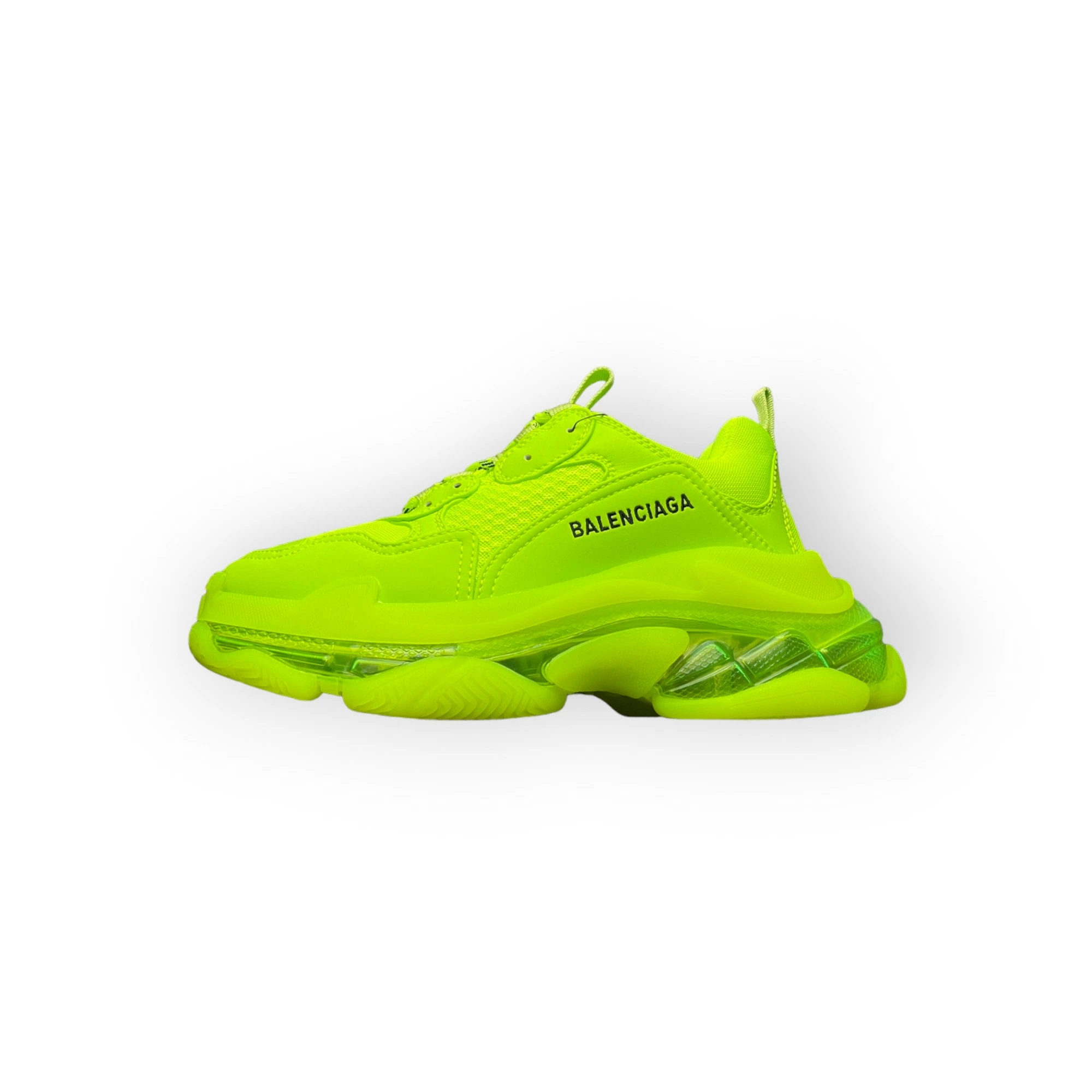 Balenciaga Triple S Sneaker in Fluo Yellow、mysite、Cacoeks
