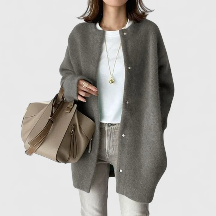 Elegant Cardigan Grey