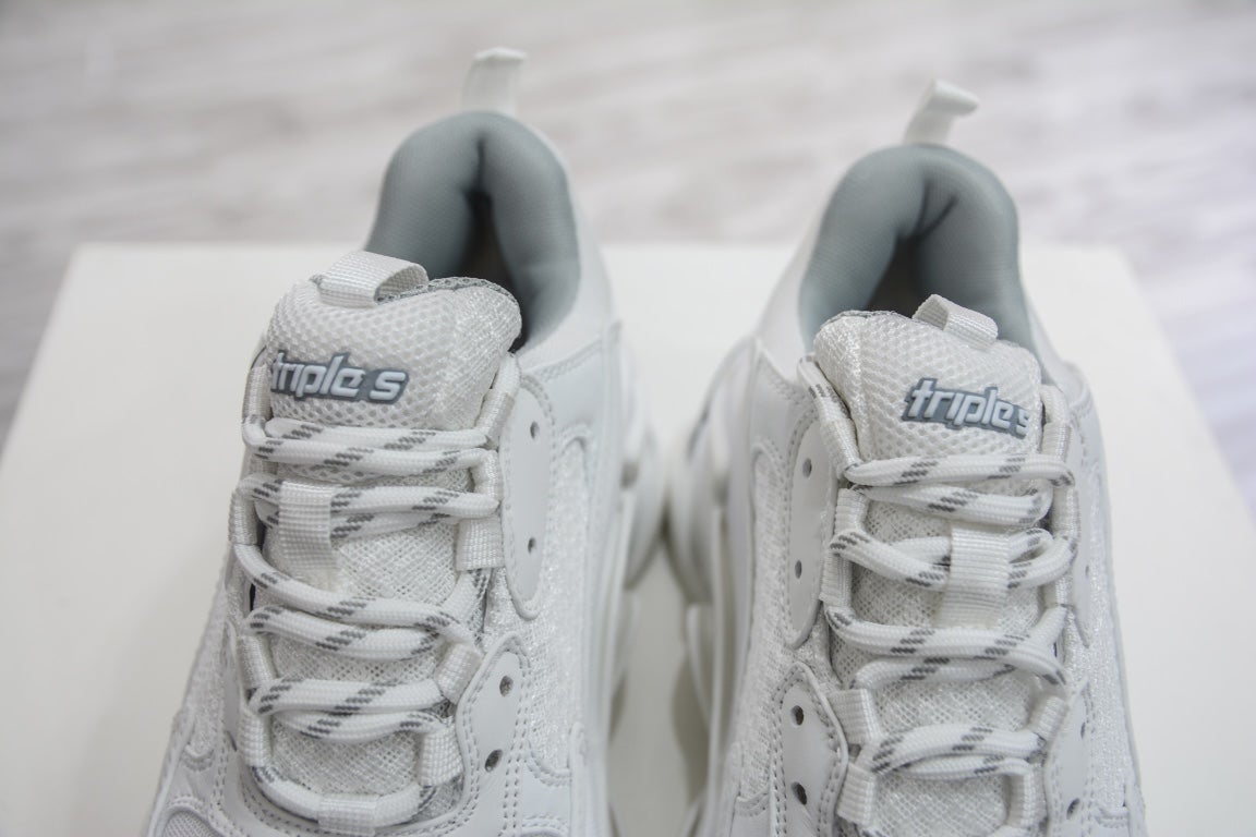 Balenciaga Triple S Sneaker Fabric White、mysite、Cacoeks