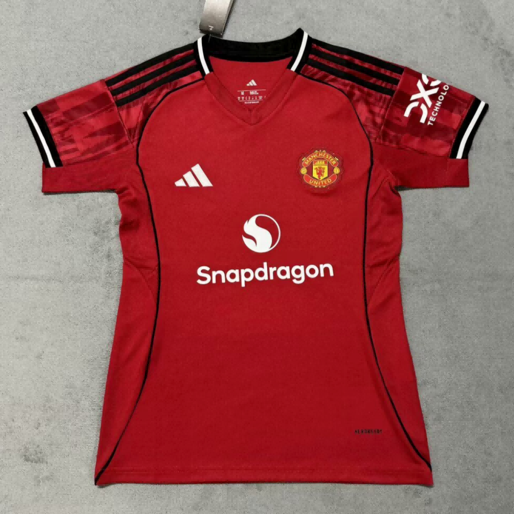 25/26 Women Manchester United Home Football Shirt-mysite Custom Football Kit- Nextkits
