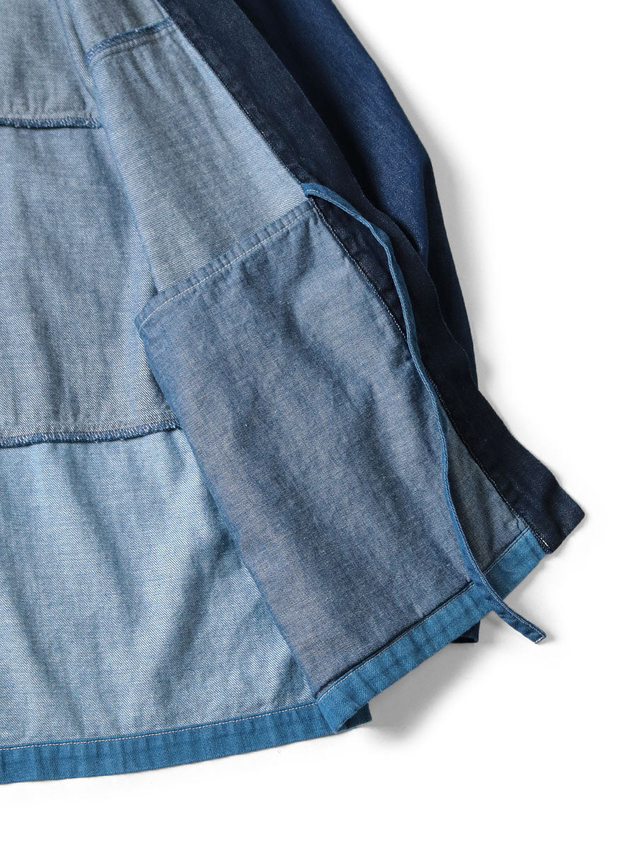 KAPITAL 8oz Denim 4TONE KAKASHI Shirt  EK-758LSA 