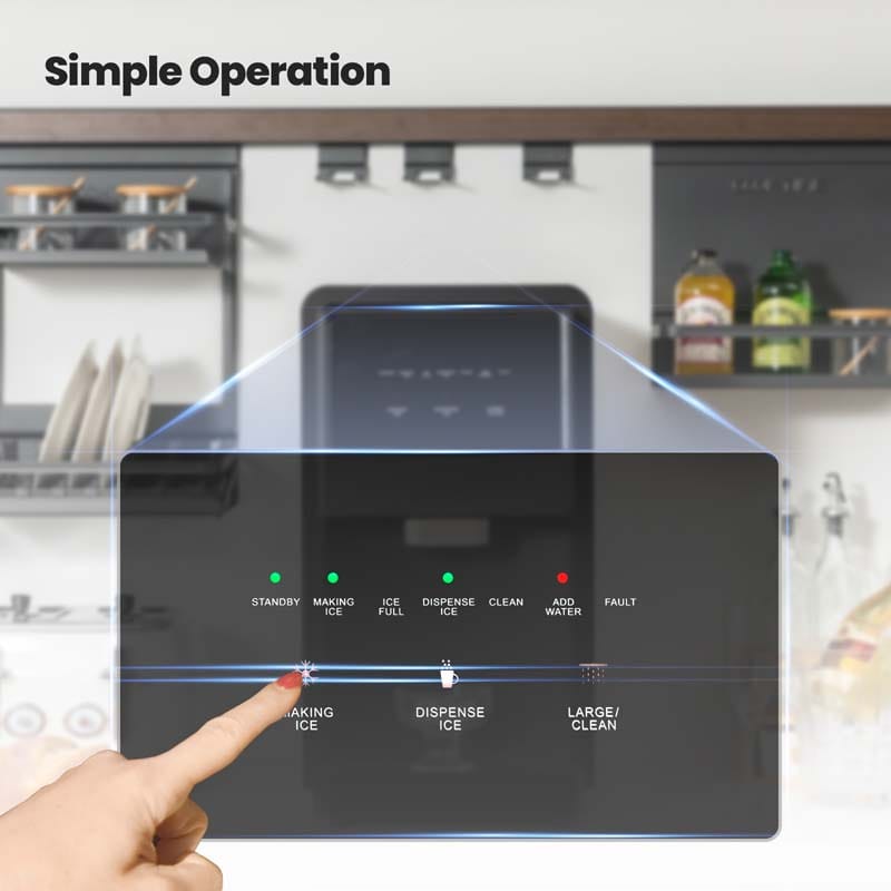 Eletriclife Self Dispensing Countertop Nugget Ice Maker