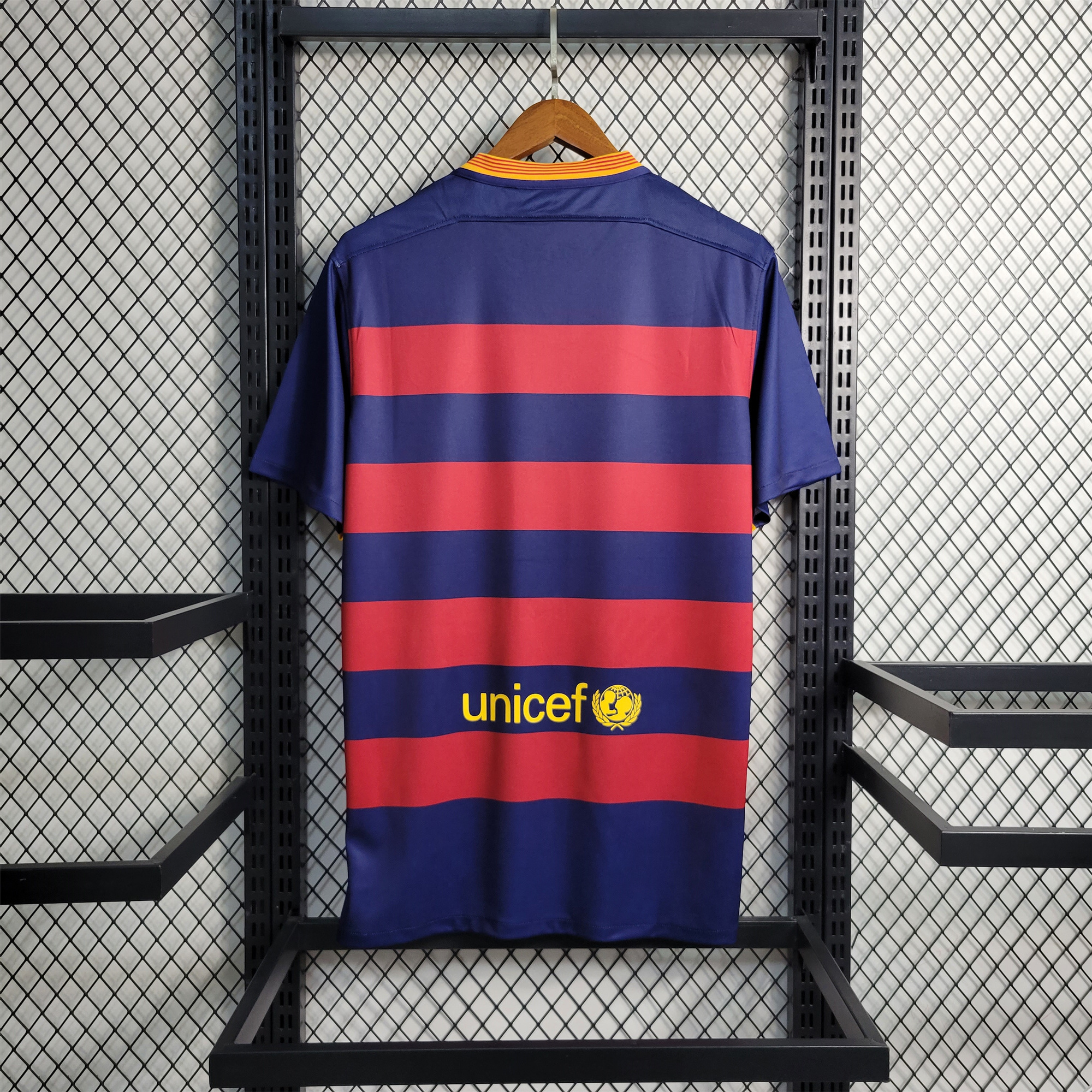Higojerseys-Retro Barcelona 15-16 Home Stadium Jersey