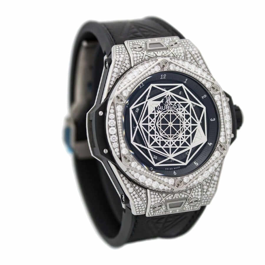 hublot big bang sang bleu titanium pave watch 415 nx 1112 vr 1704 mxm17 1