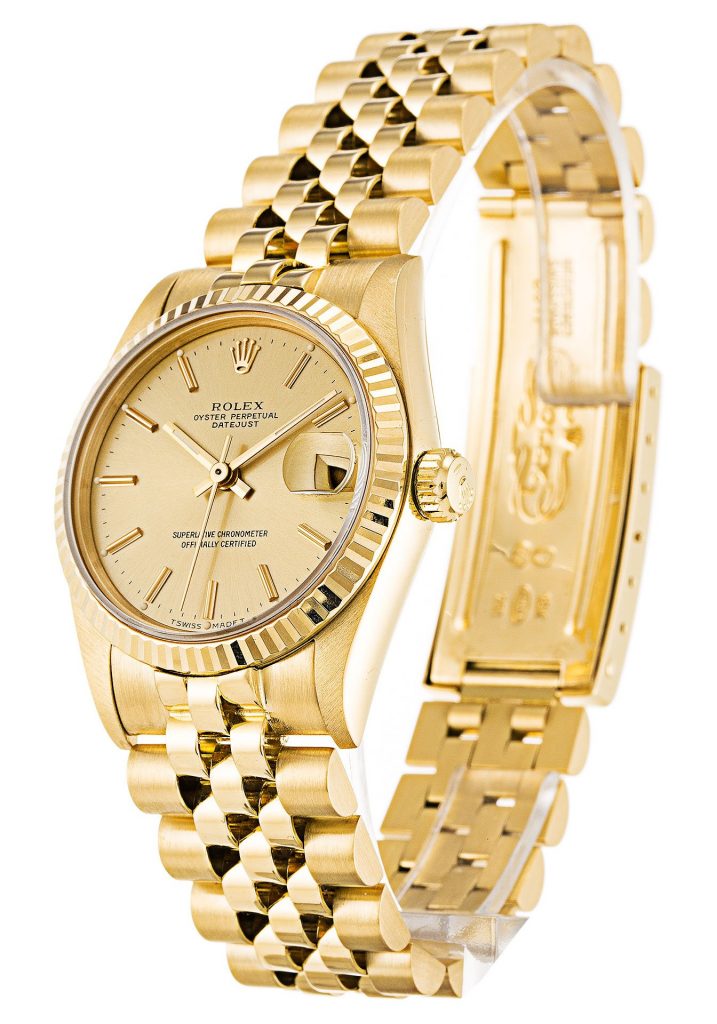 Replica Rolex Datejust Mid-Size 31mm Champagne Dial 68278-fasswatch